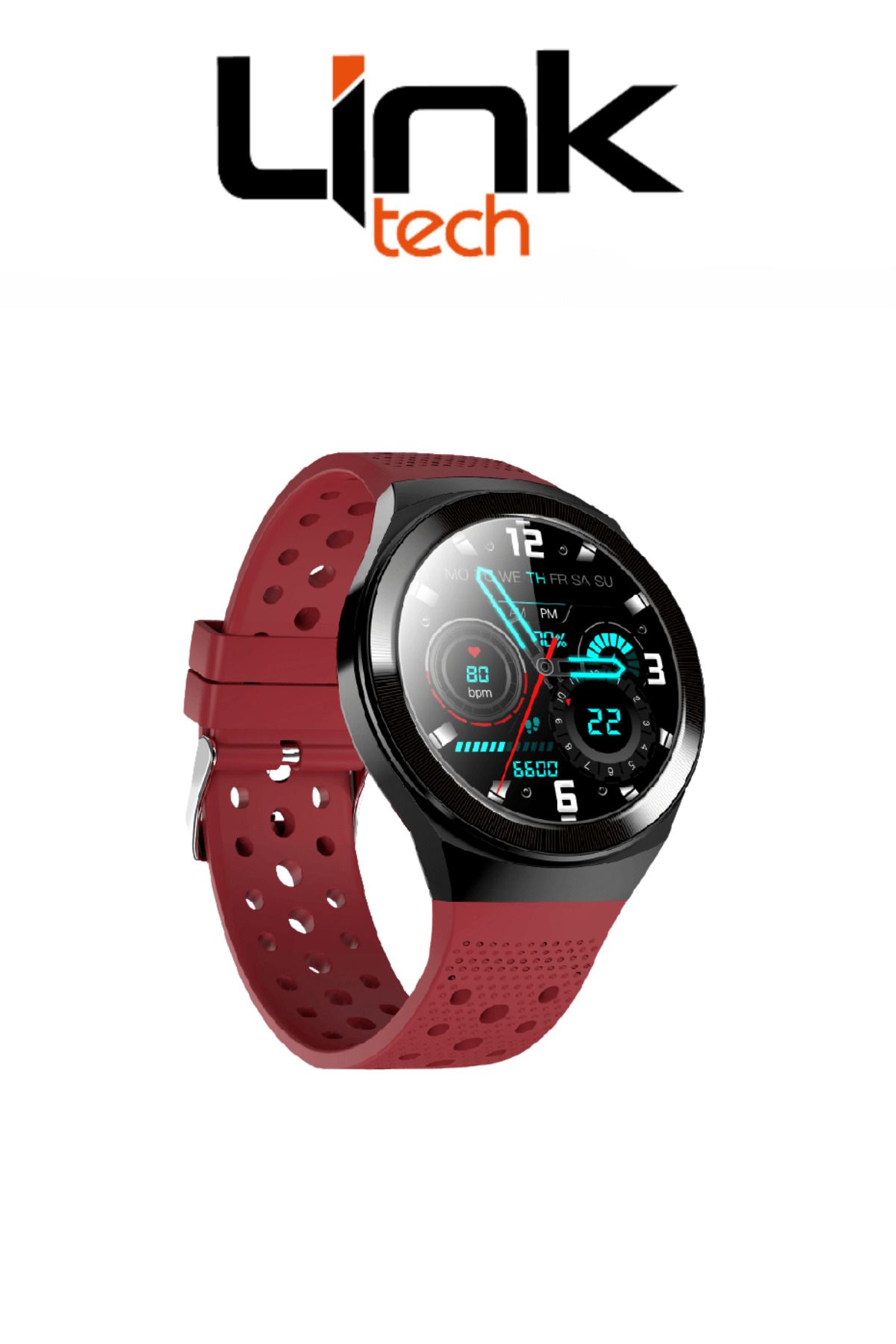 Linktech S88 Premium LT Watch 45mm IP68 Suya Dayanıklı Akıllı Saat