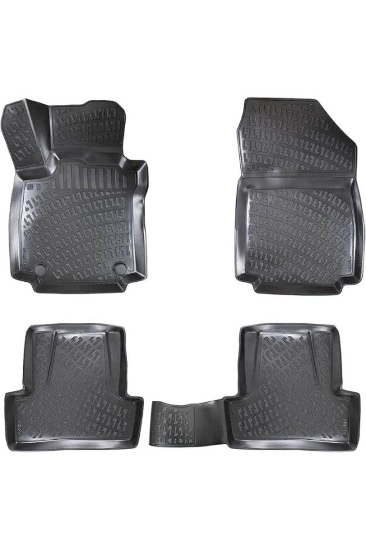 ShopZum Renault Captur 2013-2019 Uyumlu 3D Havuzlu Paspas