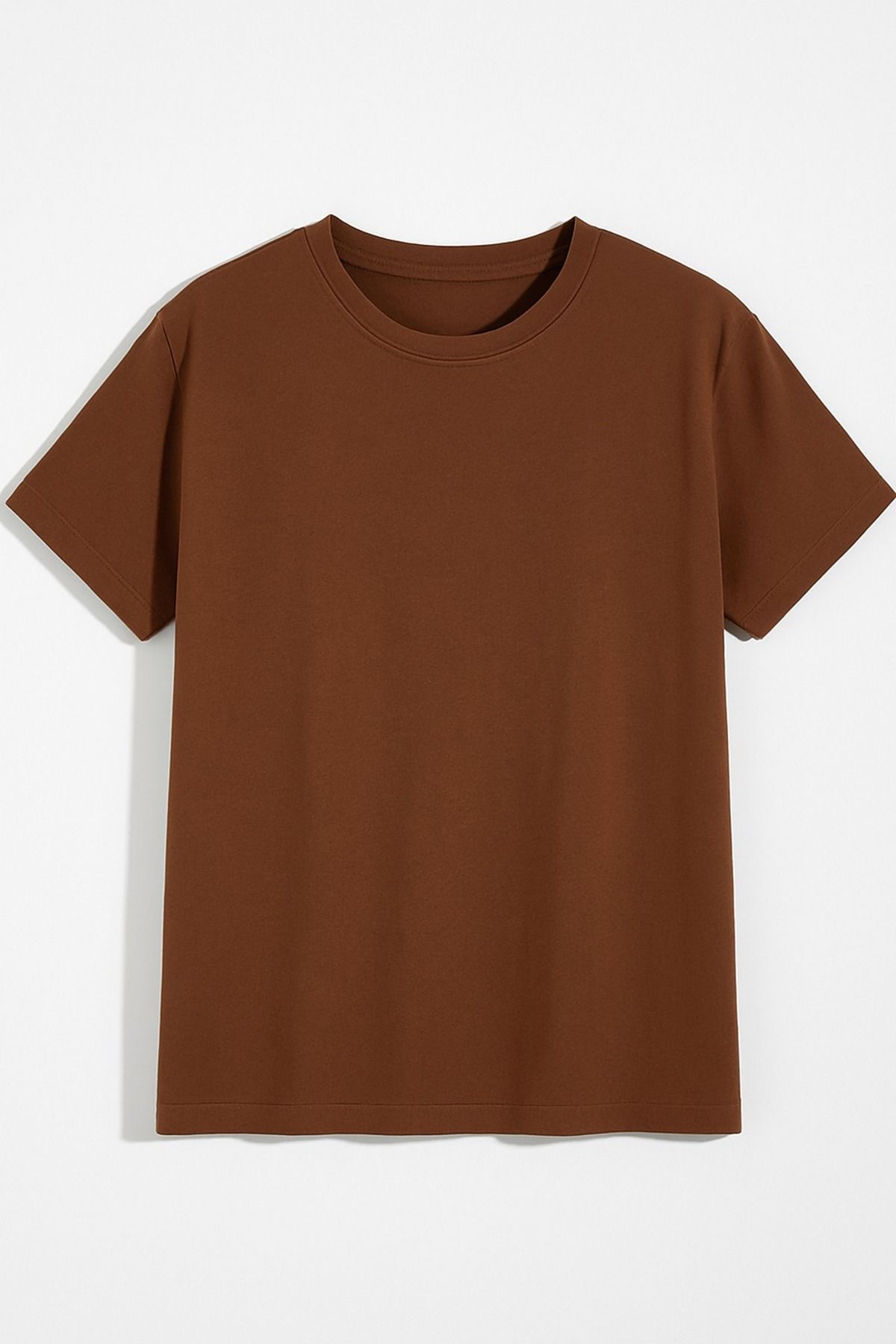 AFROGİYİM Unisex Düz Renk T-shirt