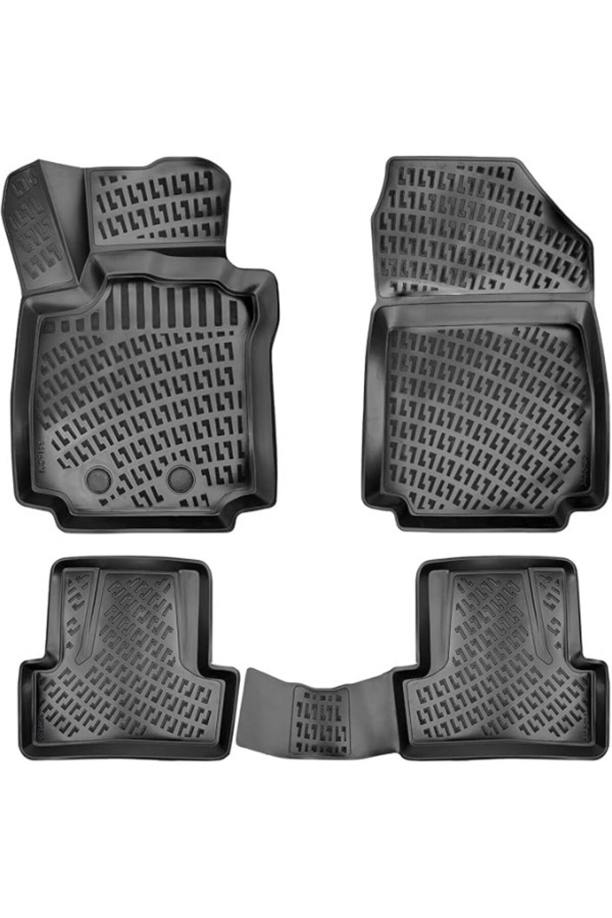 ShopZum Renault Clio 3 2005-2012 Uyumlu 3D Havuzlu Paspas