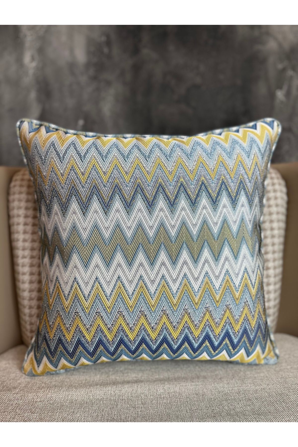 Fabricland DOKUMA CHEVRON SERiSİ - MiSS101 - 43x43 Ölçü