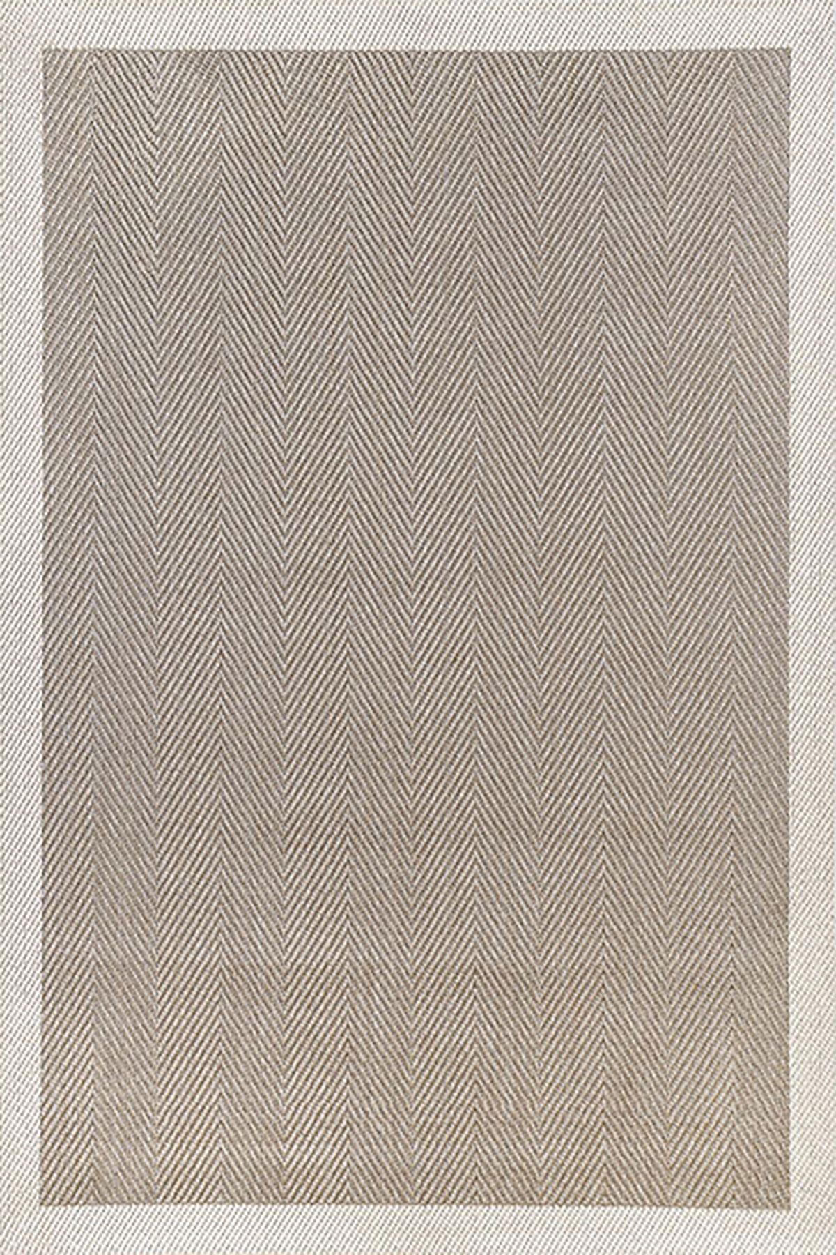 Halı Sepeti Türkmen Siesta 1503 Bej Halı Kilim Kaymaz Taban Yıkanabilir Salon Mutfak Kesme Yolluk