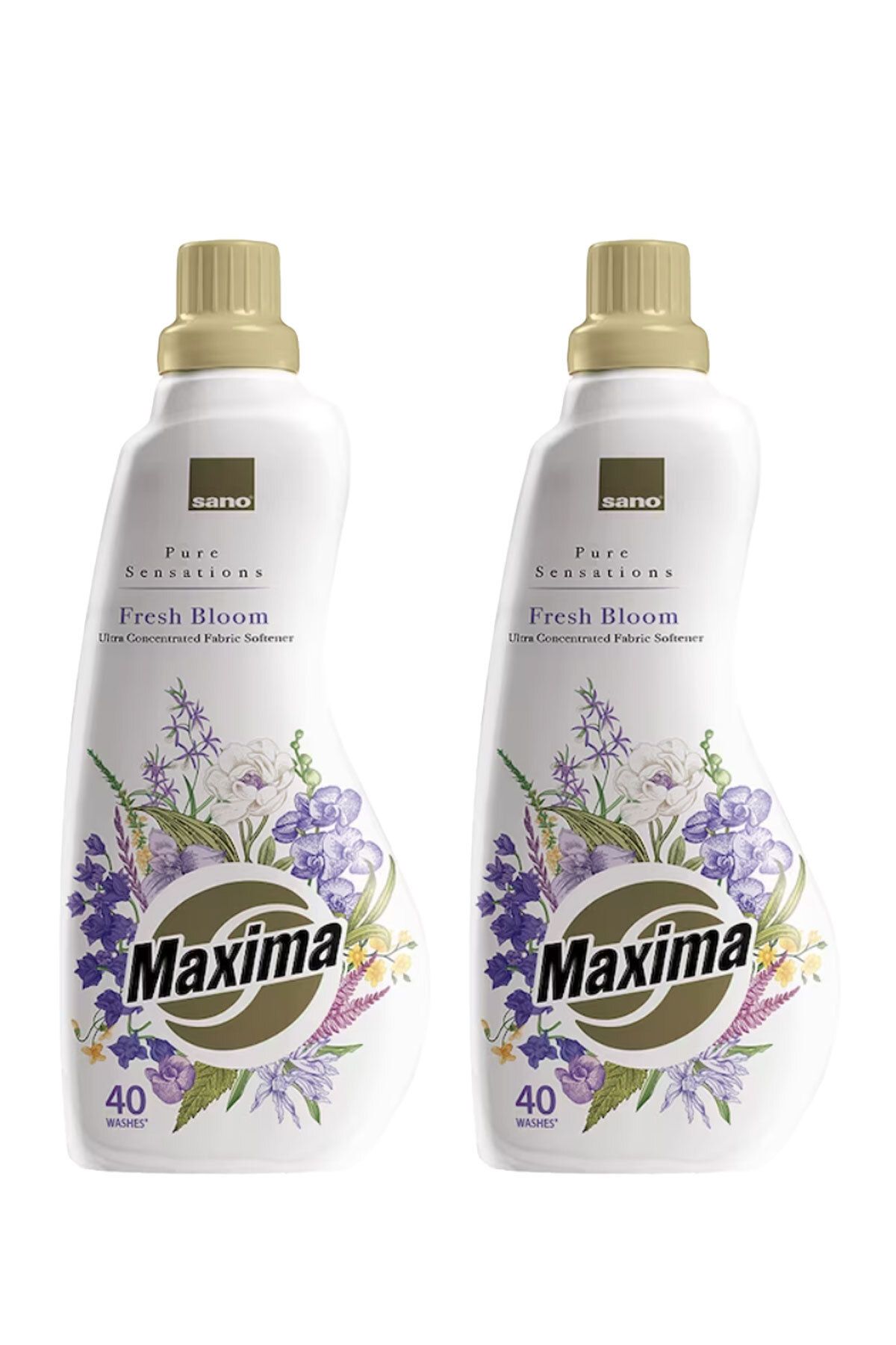 Sano Υπερσυμπυκνωμένο μαλακτικό ρούχων Sano Fresh Bloom 1L x 2