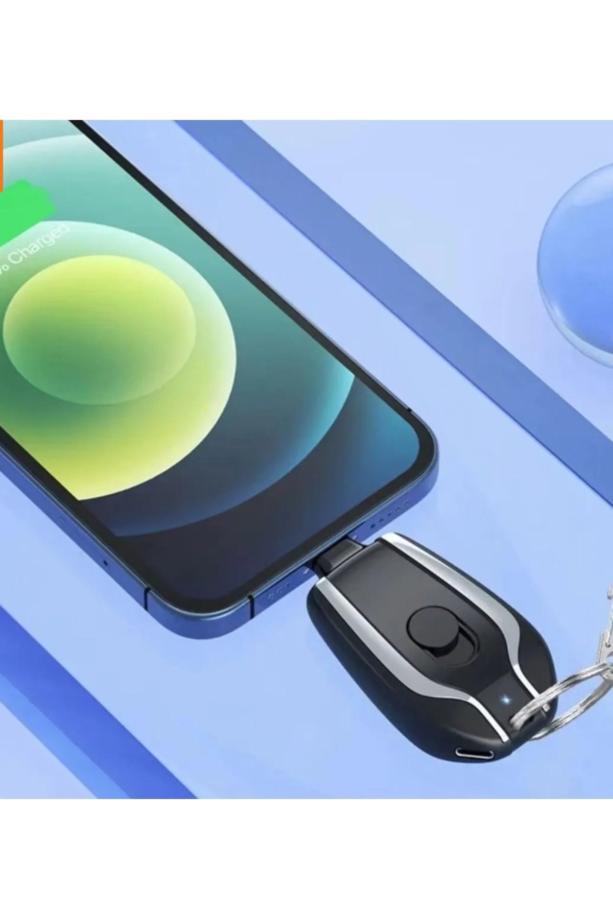 BZC apple phone uyumlu hızlı şarj taşınabilir güç powerbank anahtarlık