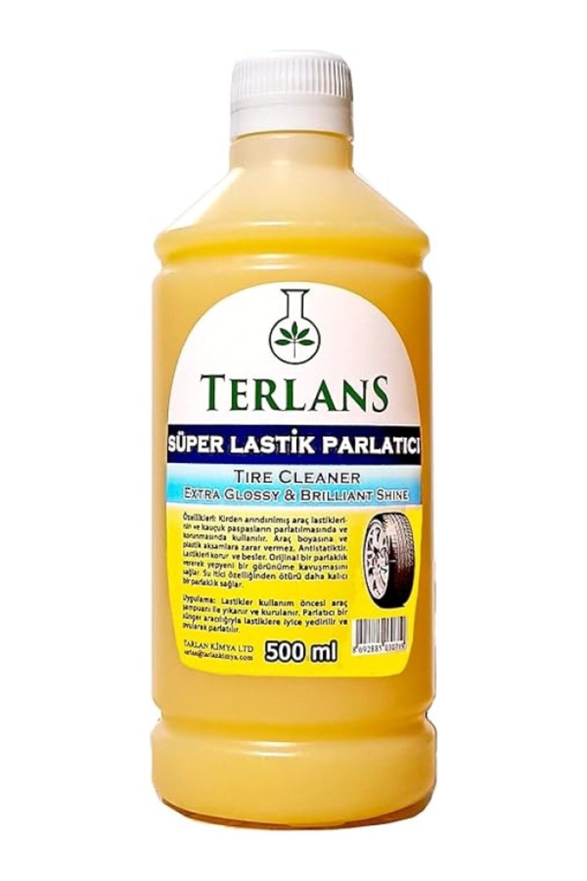 ShopZum Lastik Parlatıcı Jel 500 Ml Tire Cleaning Gel Extra Glossy