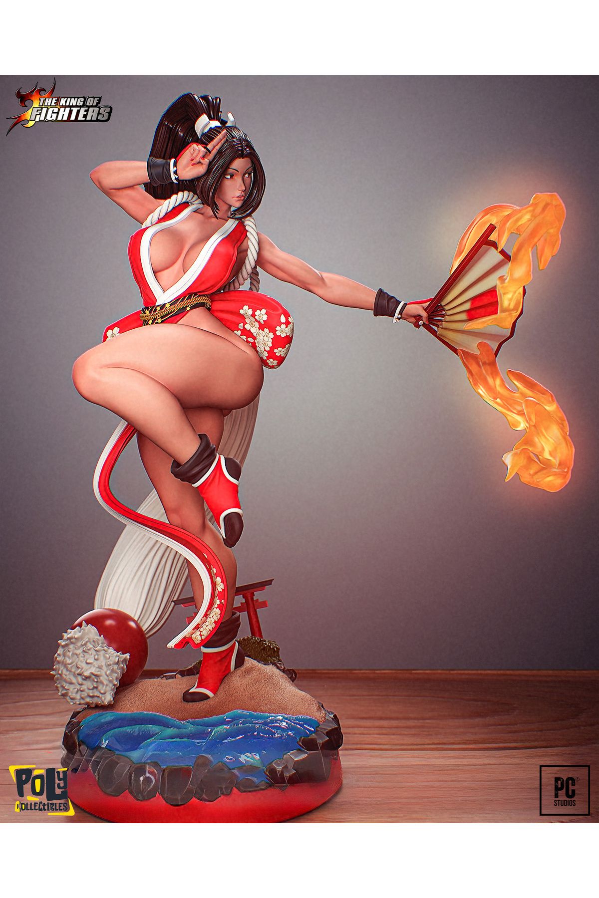 Poly Collectibles Mai Shiranui - King of Fighters Premium Collectibles Figure | 30 cm