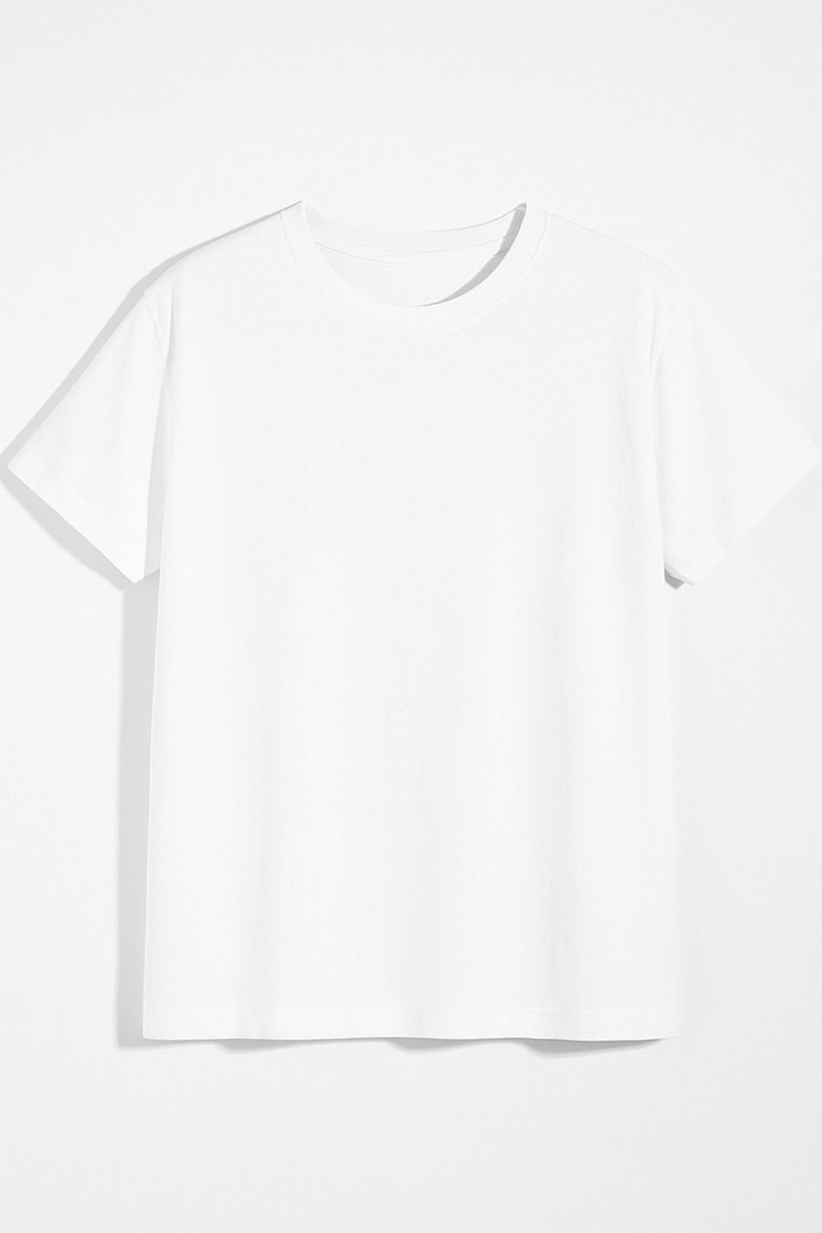 AFROGİYİM Unisex Düz Renk T-shirt
