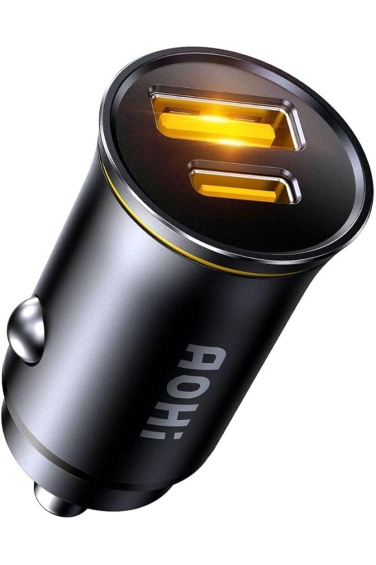 ShopZum Superauto Araç İçi Şarjı, 2 Portlu Pd 65W Type-C To Type-C, Usb, Hızlı Şarj Çakmaklık Adaptörü