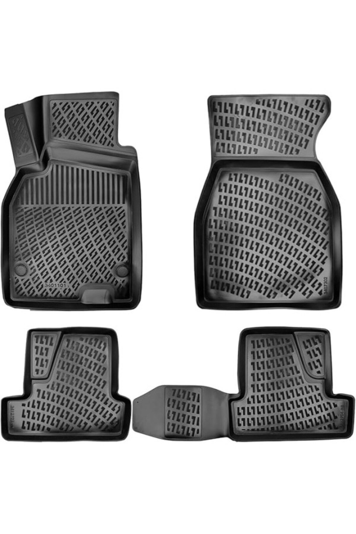 ShopZum Renault Megane 2 Hb 2002-2009 Uyumlu 3D Havuzlu Paspas