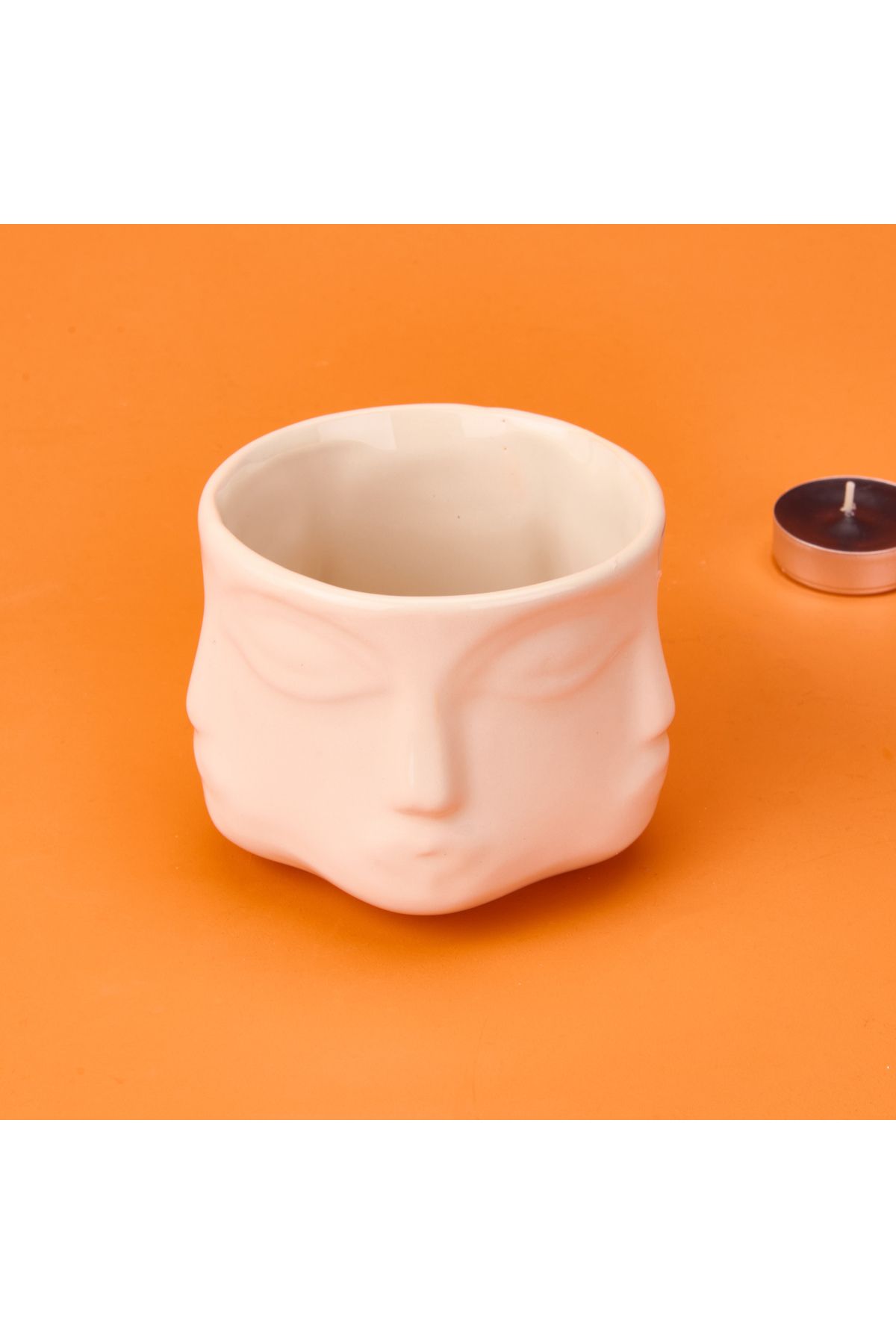 Evidea Deco Soil Dekor - Krem - 8 cm