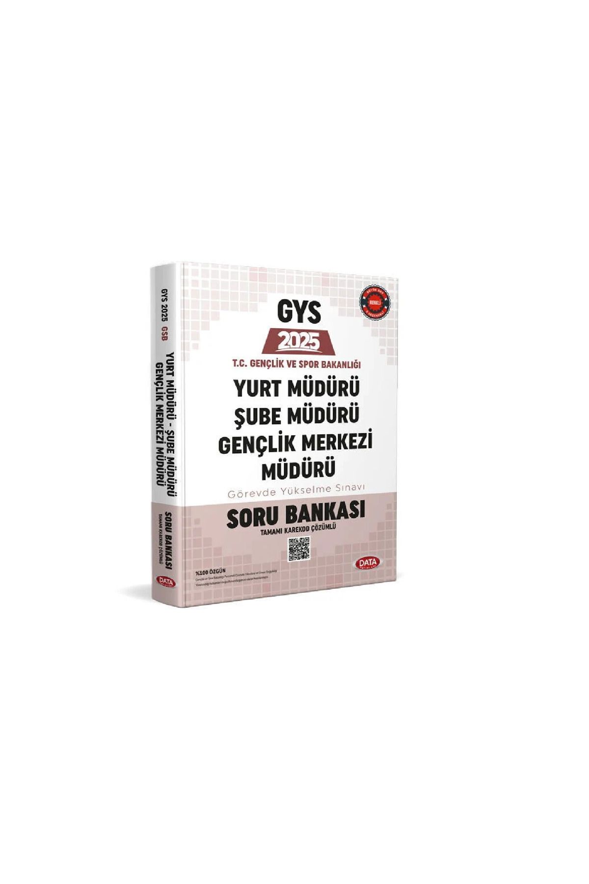 Data Yayınları T.C. Gençlik ve Spor Bakanlığı Yurt Müdürü - Şube Müdürü - Gençlik Merkezi Müdürü GYS Soru 2025