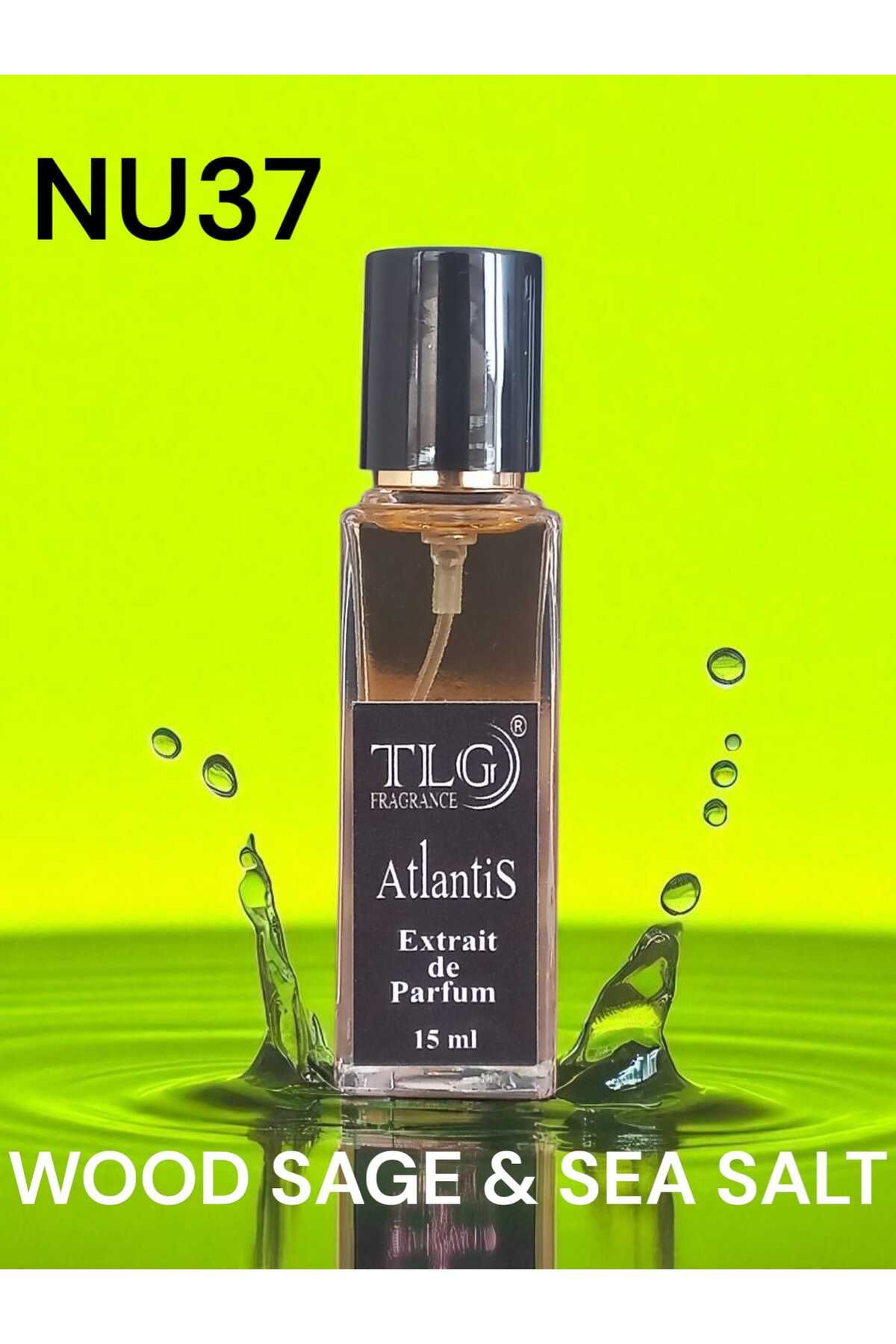 TLG TLGNU037e015 Wood Sage & Sea Salt Niche Extrait Unisex Parfüm, 15 ml (Cep Boyu)