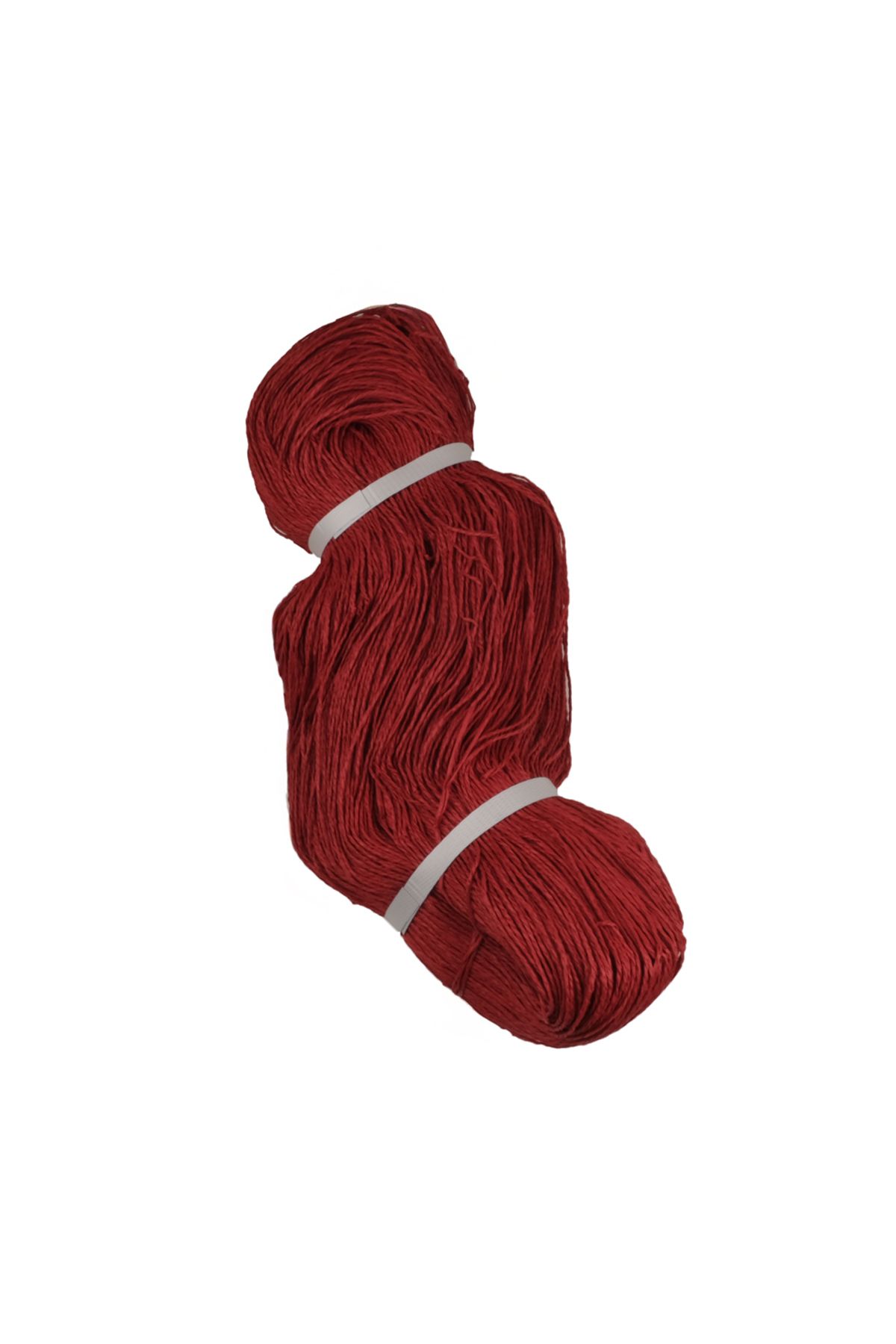 Prestij Boncuk Çile Kağıt İp Çanta ve Hobi El Örgü İpi G13 Kırmızı 400-500 gr
