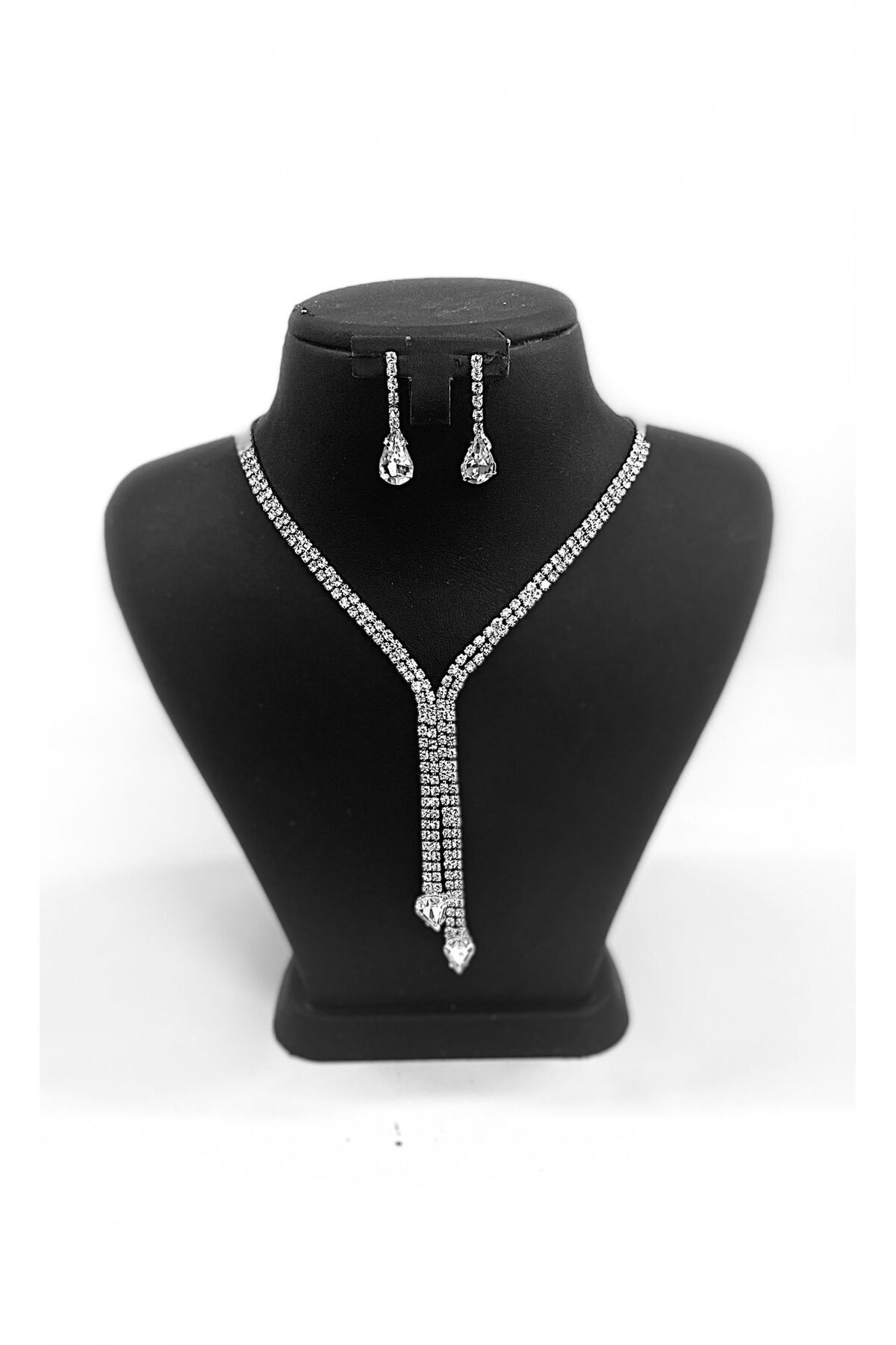 FASHİON JEWELRY Su yolu kolye küpe 2li set