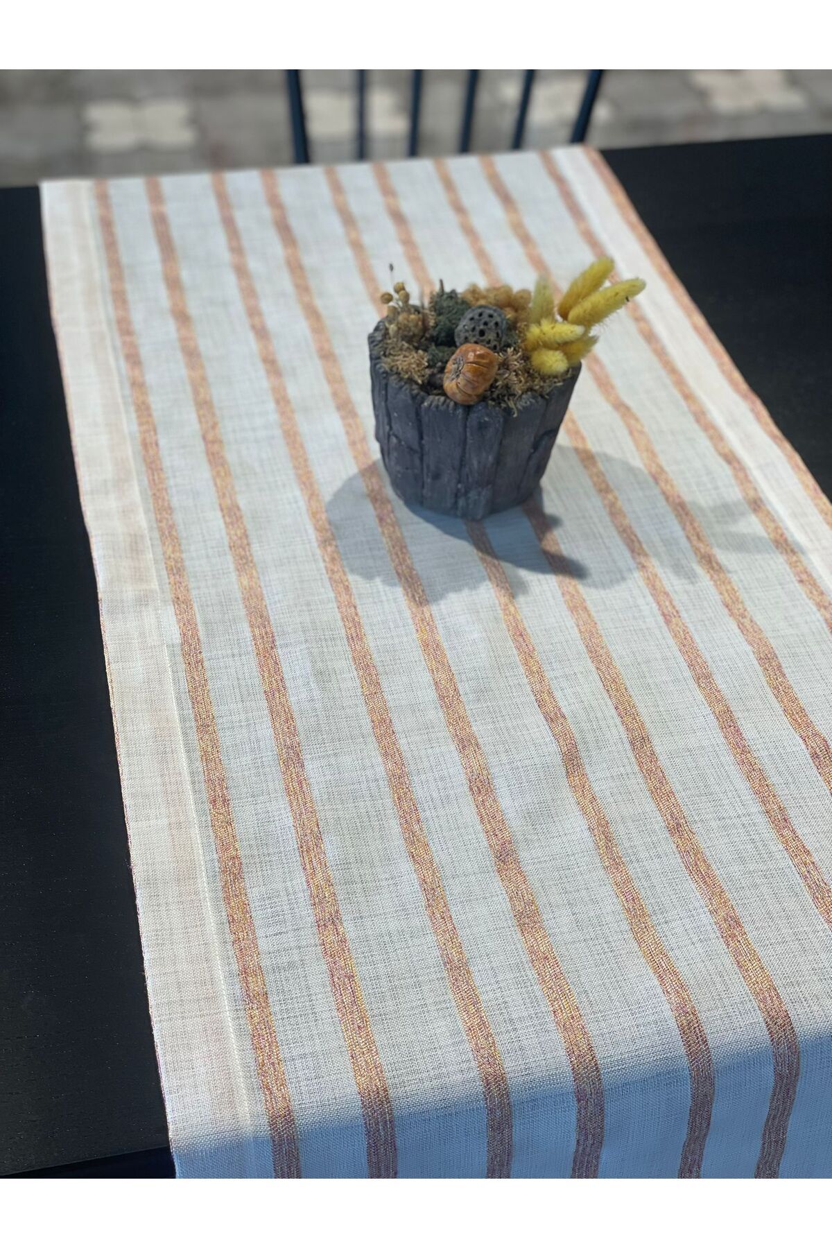 Lucien Home Gardenya Çizgili Runner (45*140)