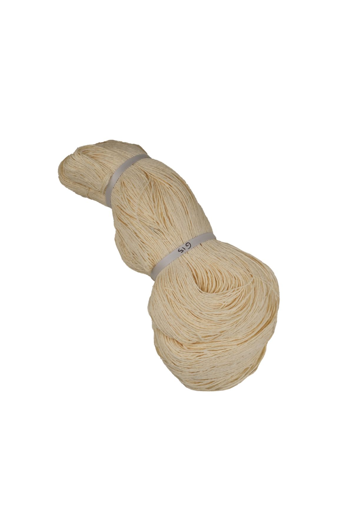 Prestij Boncuk Çile Kağıt İp Çanta ve Hobi El Örgü İpi G15 Krem 400-500 gr