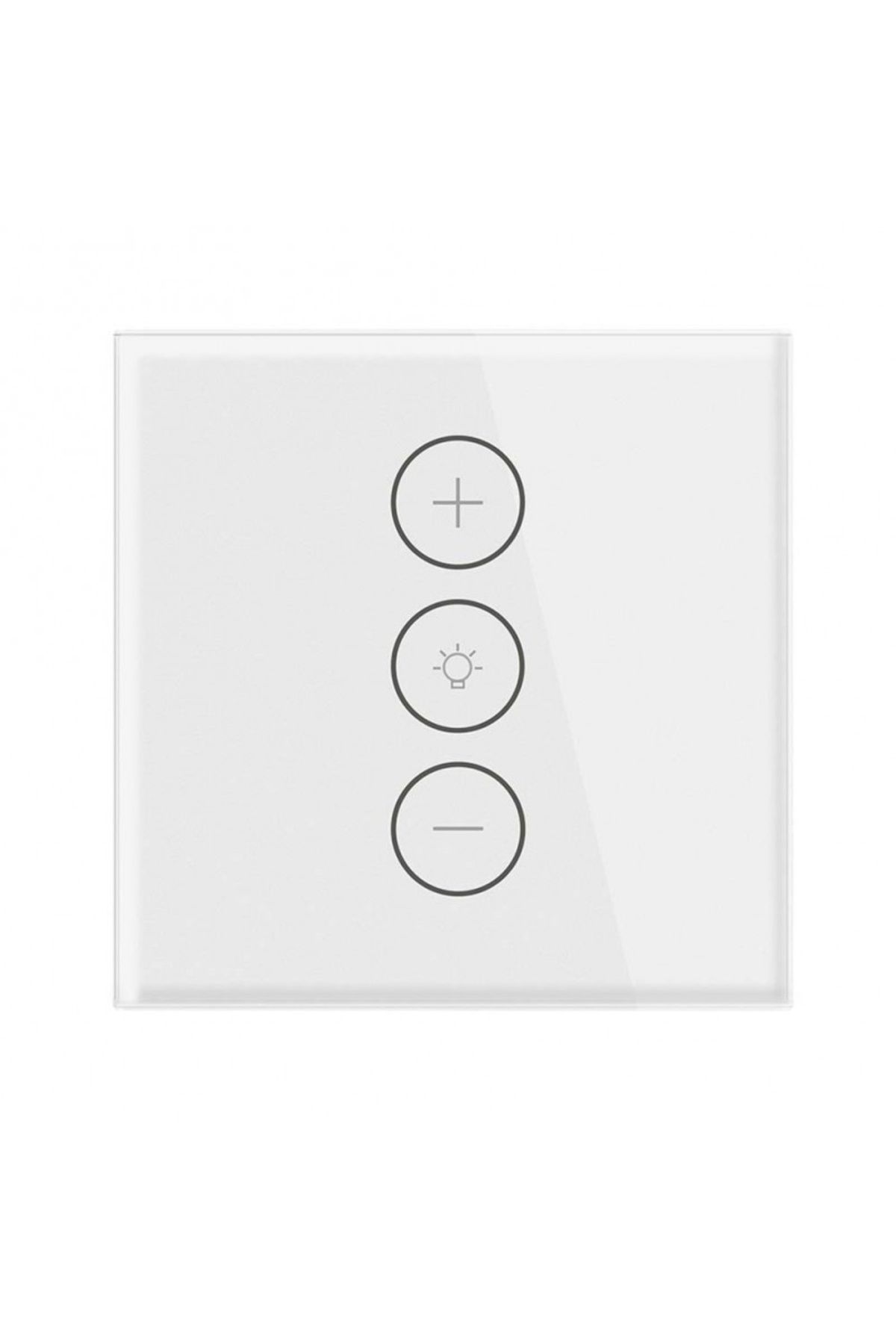 TECHSTAR-Întrerupător tactil inteligent ® V2, wireless 2,4 GHz, variator de intensitate, sticlă securizată, design modern, iluminare LED 3