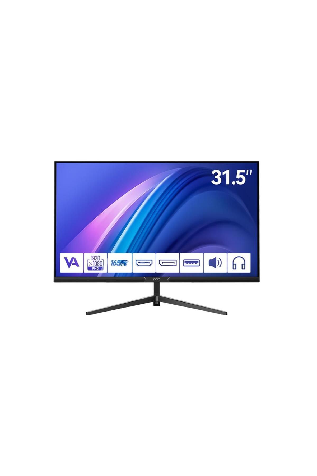Npc 31.5" MD320B-V 165Hz 1ms VA FHD Gaming Monitör