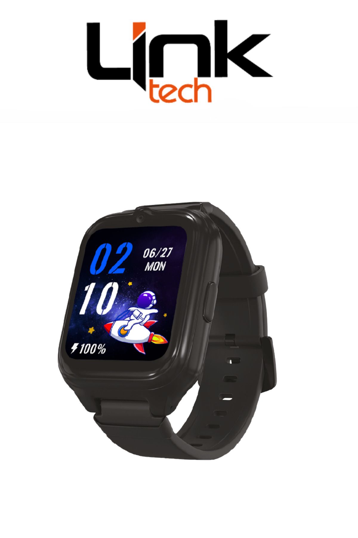 Linktech S100 Lt Watch 1.78 İnç Görüntülü Görüşme 4g-gps Ip68 Suya Dayanıklı Akıllı Çocuk Saati
