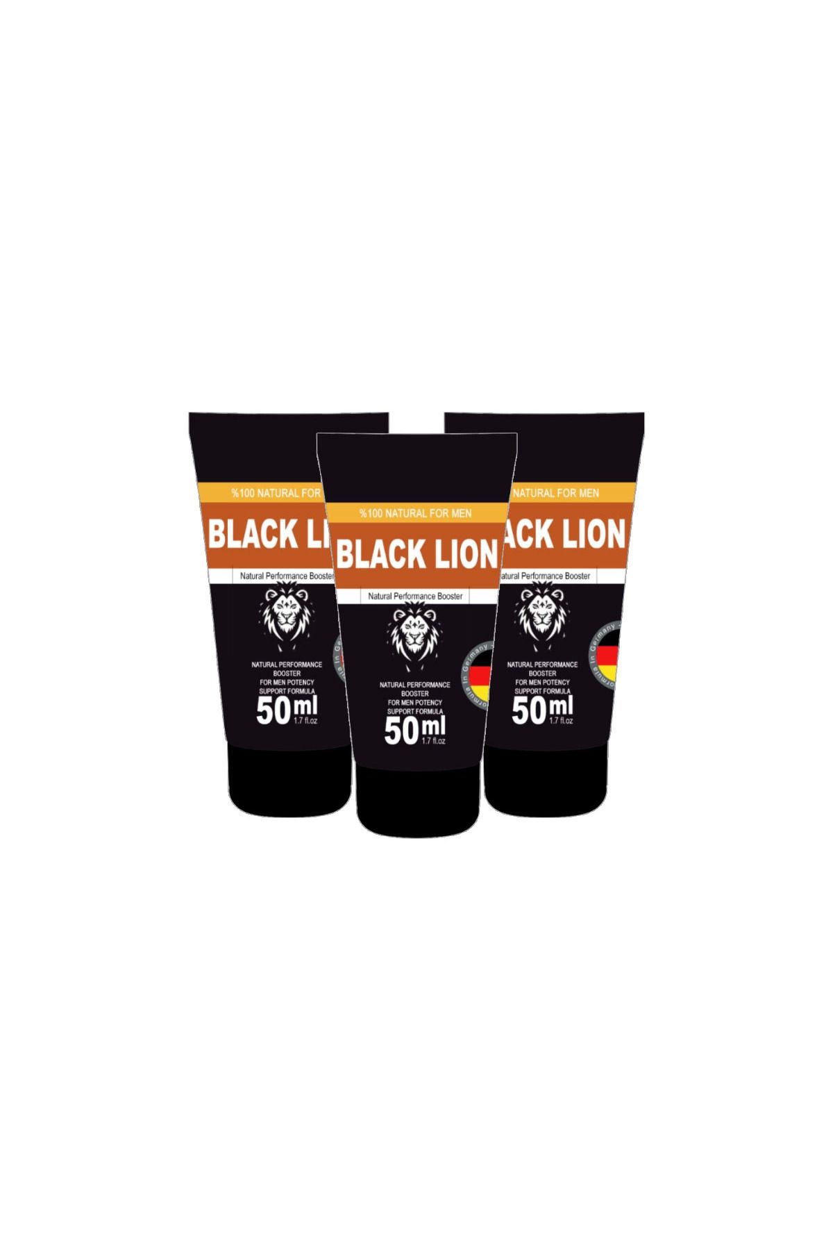 Emper Black Lion 50 ml 3 Adet Men Booster Krem Erkeklere Özel Anlar İçin Hareketlendirici Krem 72