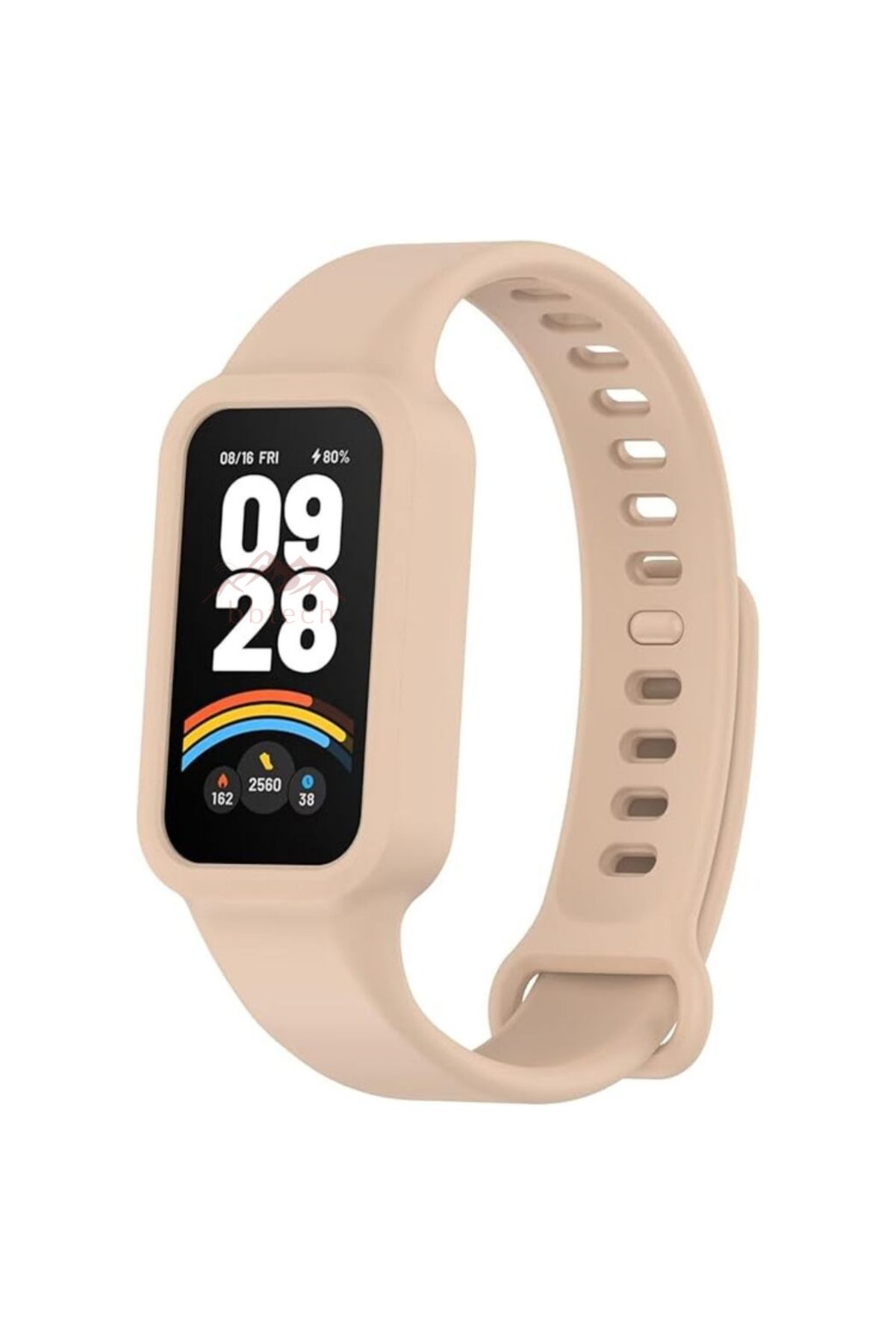 bbtech Xiaomi Smart Band 9 Active & Redmi Smart Band 3 Kasalı Silikon Kordon Mi 9 Active Mi Band 3