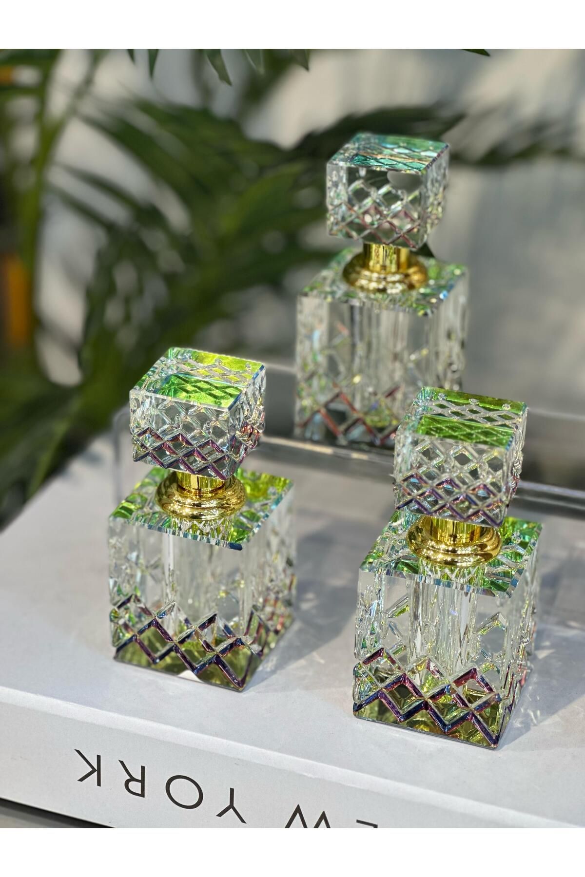 Pario Home Kristal Parfüm Şişesi Dekoratif Aksesuar