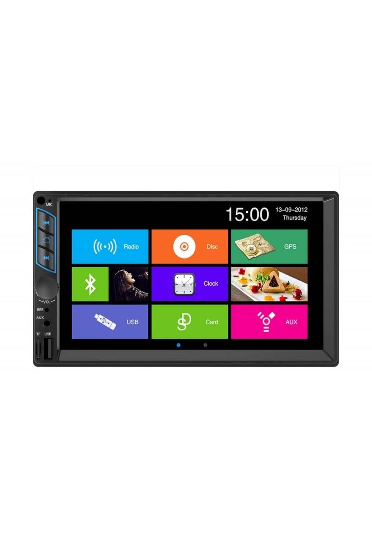TECHSTAR-MP5 Player Techstar® 7059, 2DIN, Rear View Camera, 7" HD Touch Screen, Steering Wheel Controls, Remo 8