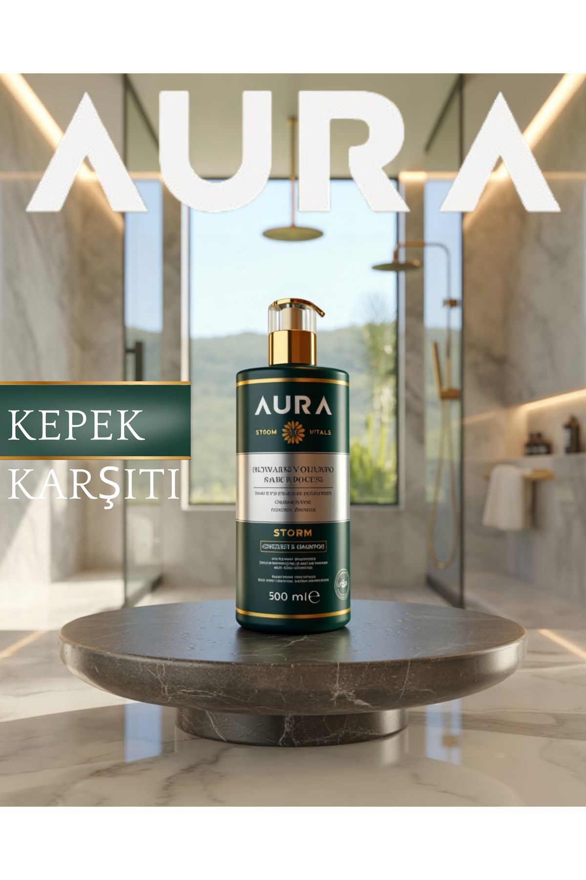 STORM VİTALS AURA Kepek Karşıtı 500 ml Şampuan