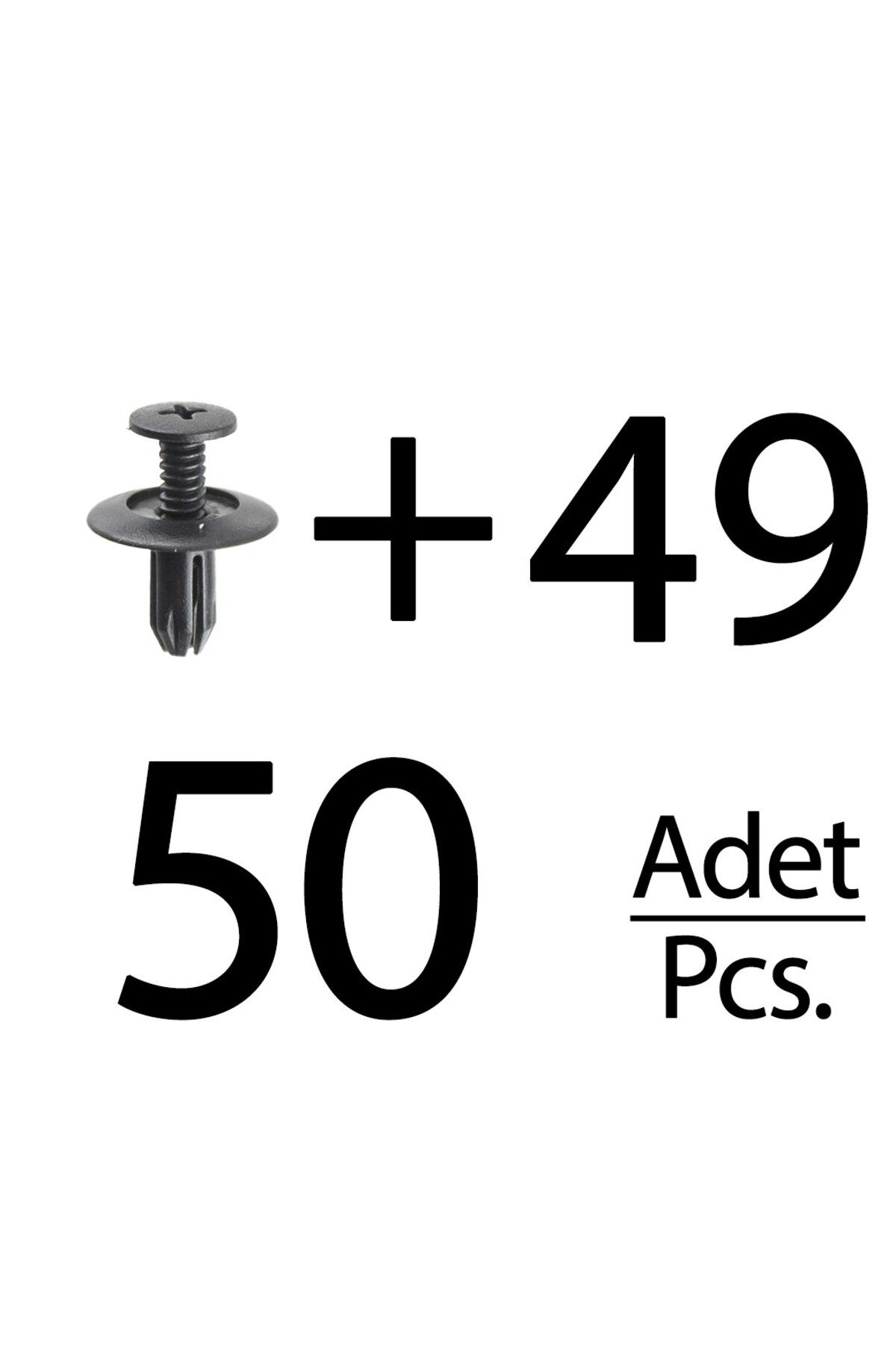 ALPHA AUTO PART Honda için Çamurluk Etek Klipsi- 50 Adet