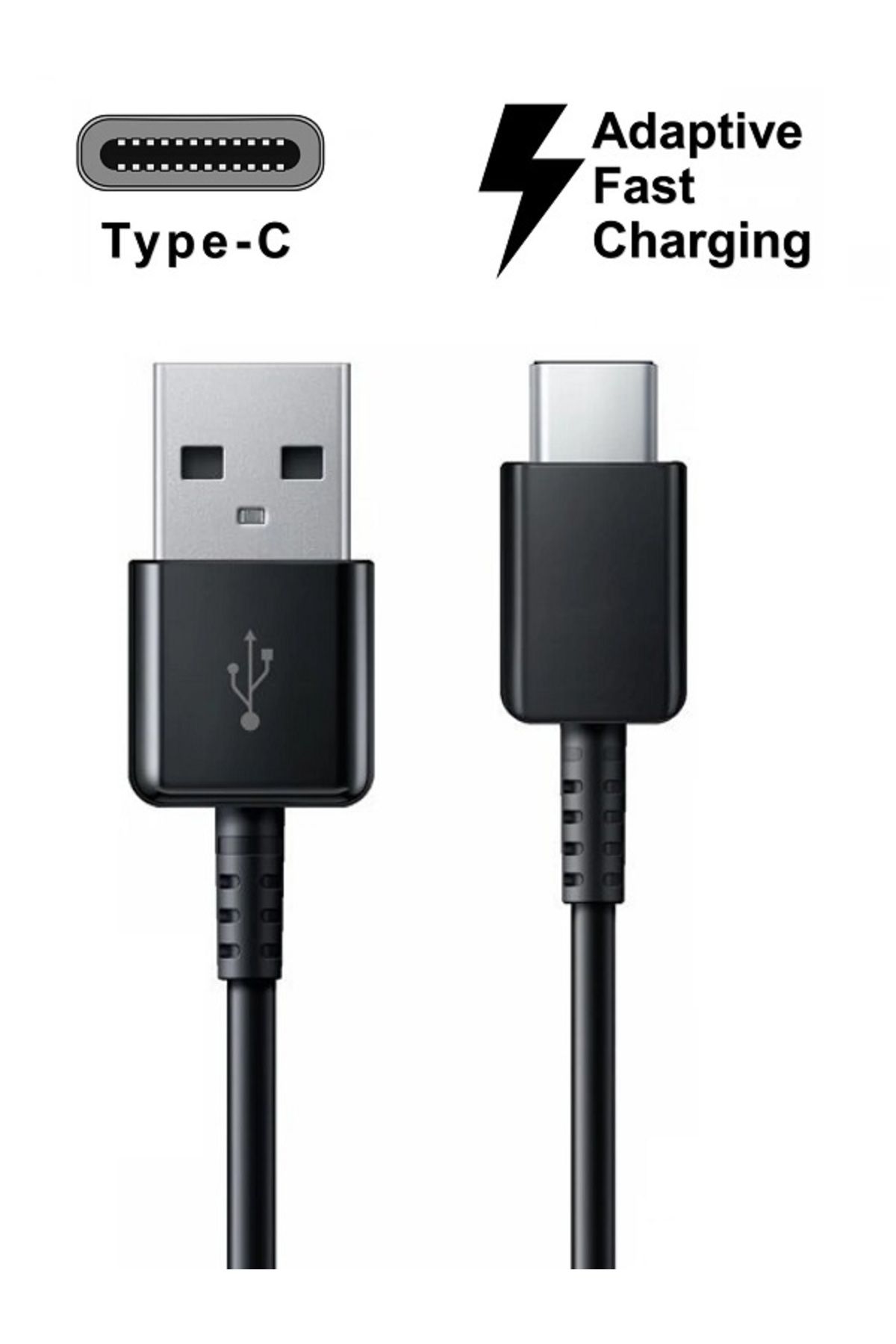 MOBİL GO Samsung Galaxy A50 / A51 / A52 / A53 / A54 / A55 uyumlu USB TYPEC HIZLI Şarj Kablosu