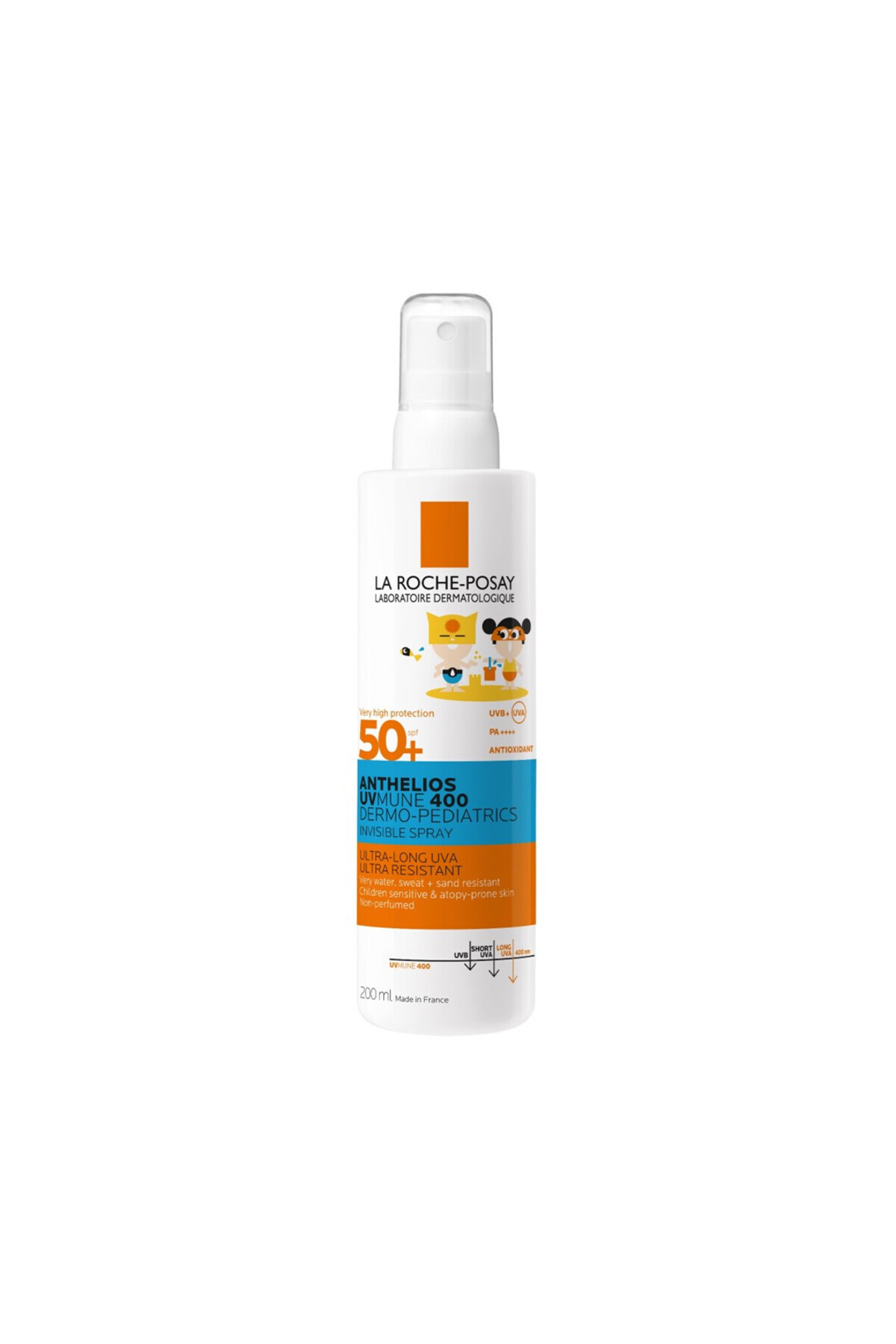 La Roche Posay Spray solar invizibil pentru față și corp SPF50+ pentru copii ...