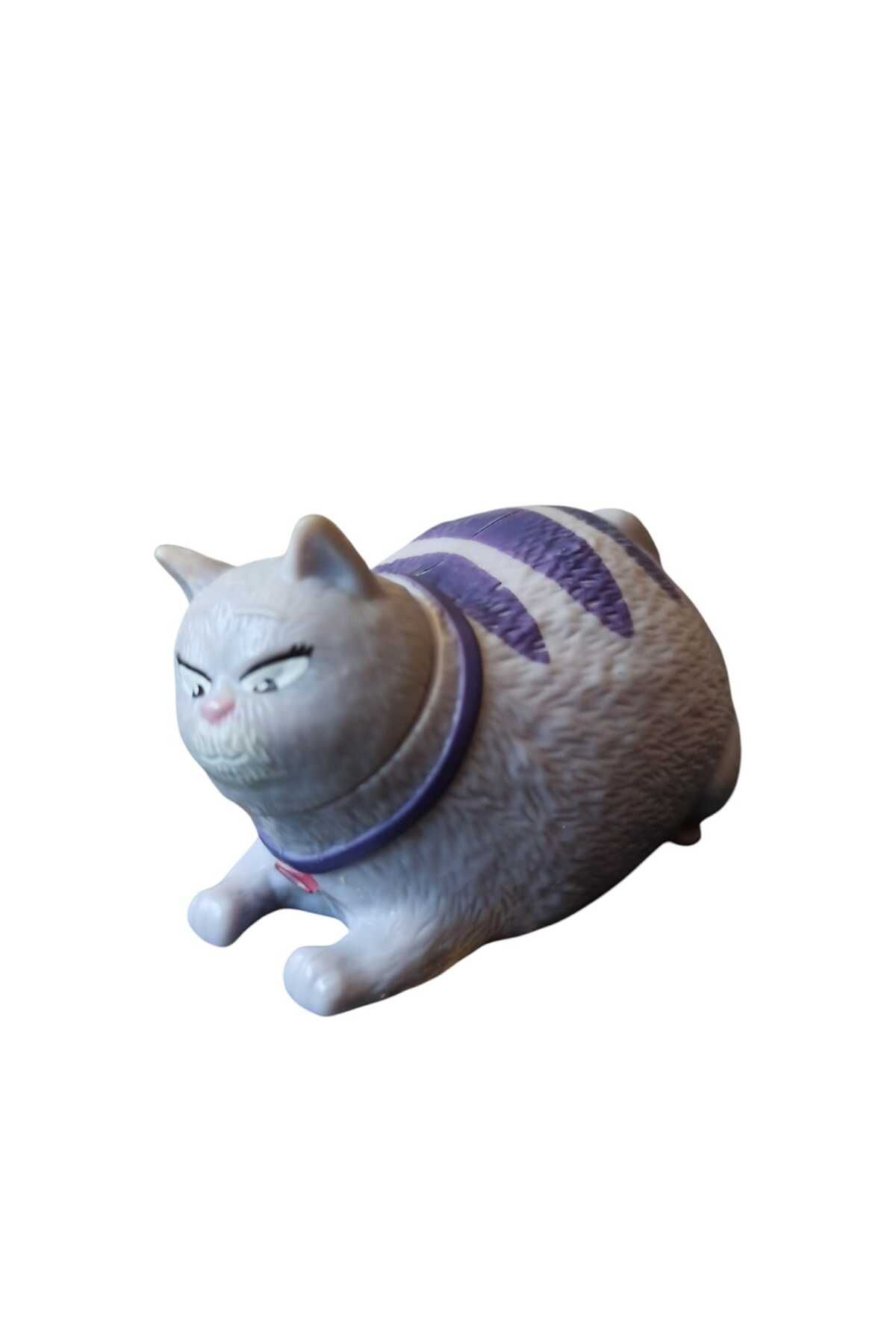 Hureggo vintage gri kedi figür oyuncak & 9 cm
