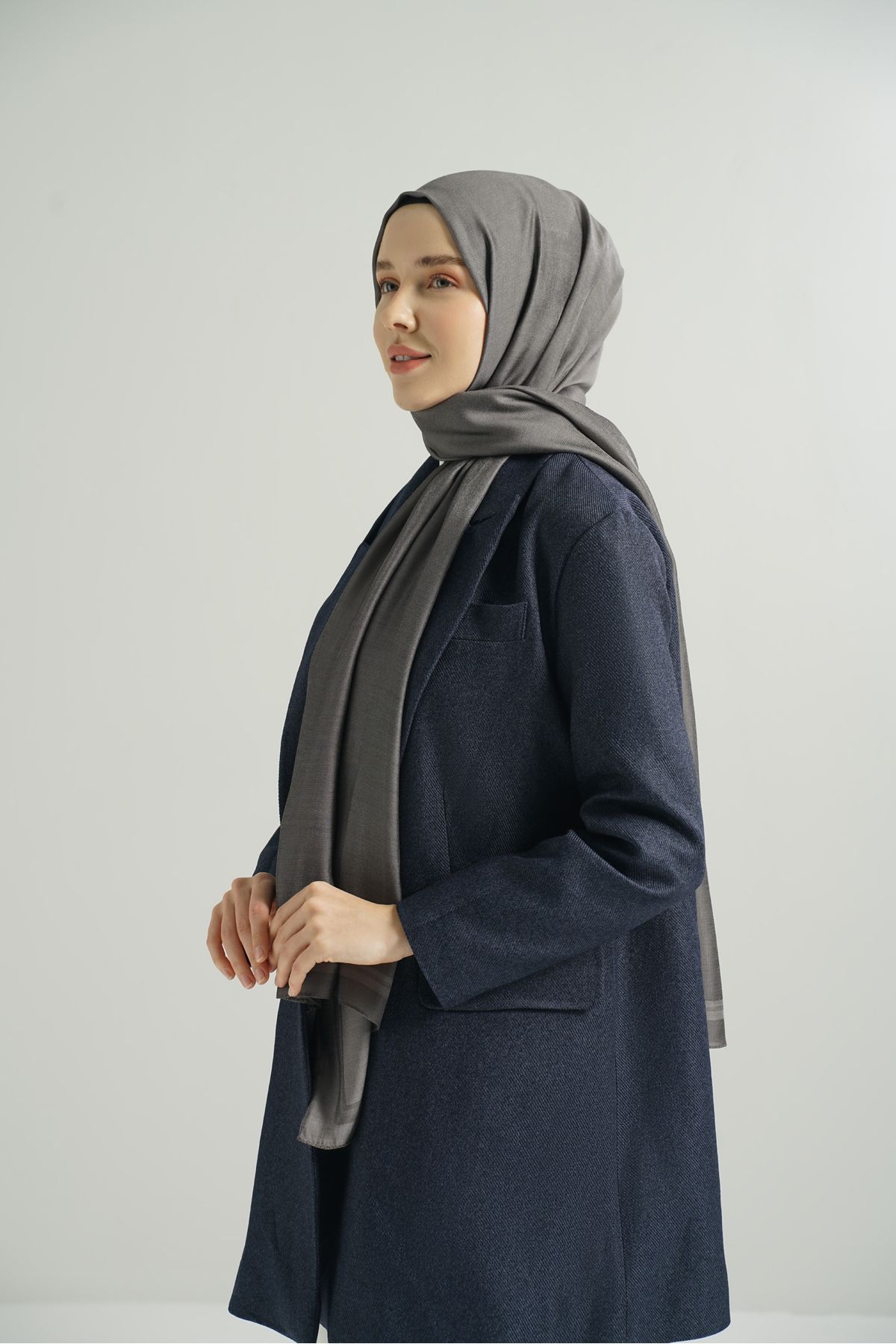 ARMANDA PRENSES SERİSİ ÇERÇEVELİ DÜZ DESEN ŞAL