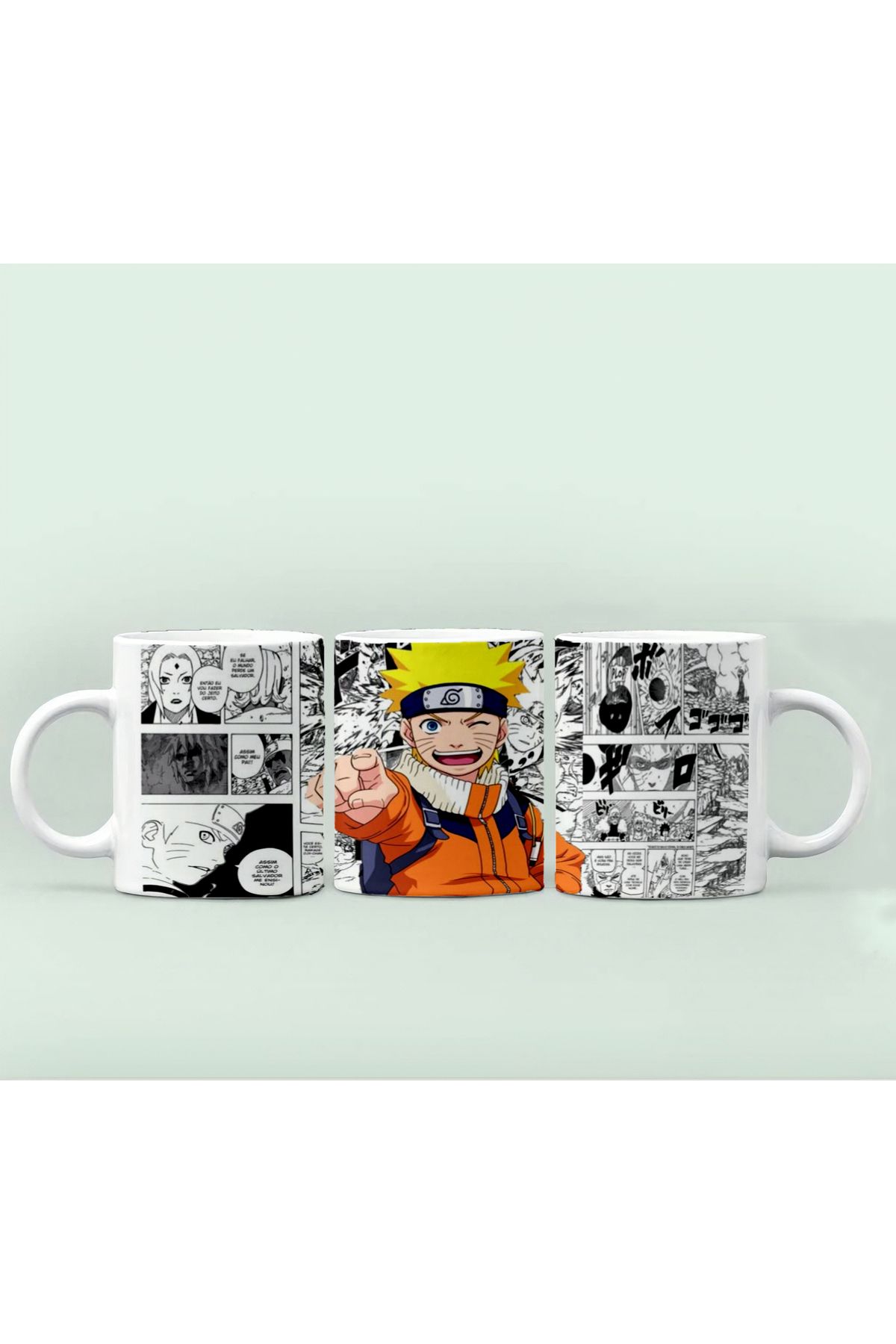 RHG Art Anime Naruto Baskılı Kupa BardakTasarımlı Baskılı Kupa Kahve Fincanı 300 ml
