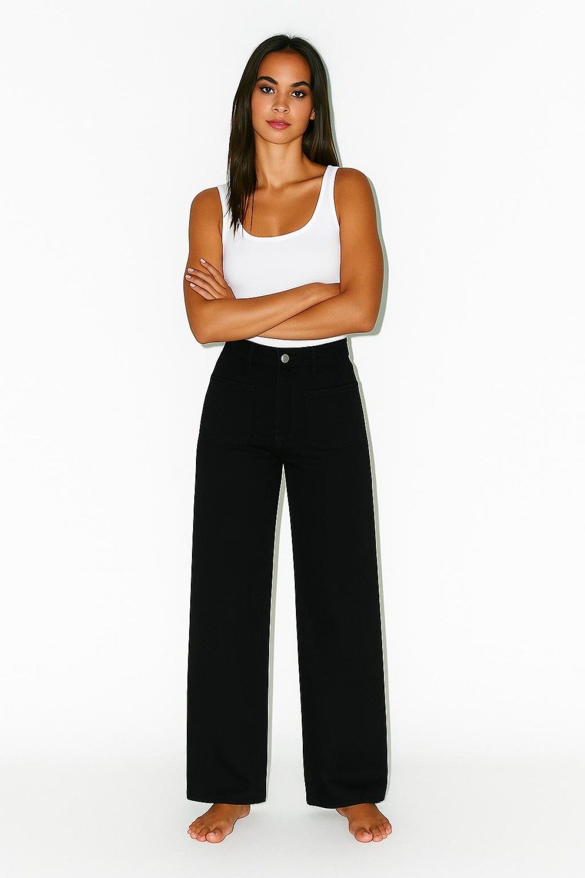HAKKE Cepli Straight Fit Jean PANTOLON
