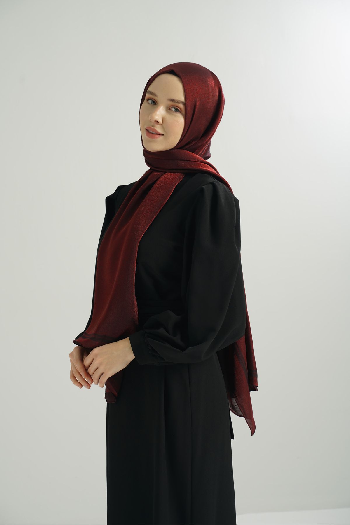 ARMANDA PRENSES SERİSİ ÇERÇEVELİ DÜZ DESEN ŞAL
