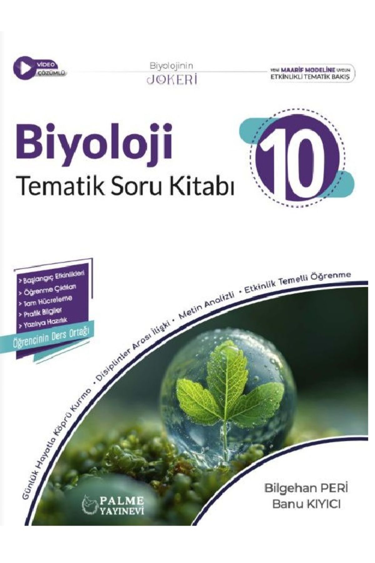 Palme Yayınevi 10.SINIF JOKER BİYOLOJİ SORU KİTABI TEMATİK *YENİ MÜFREDAT*
