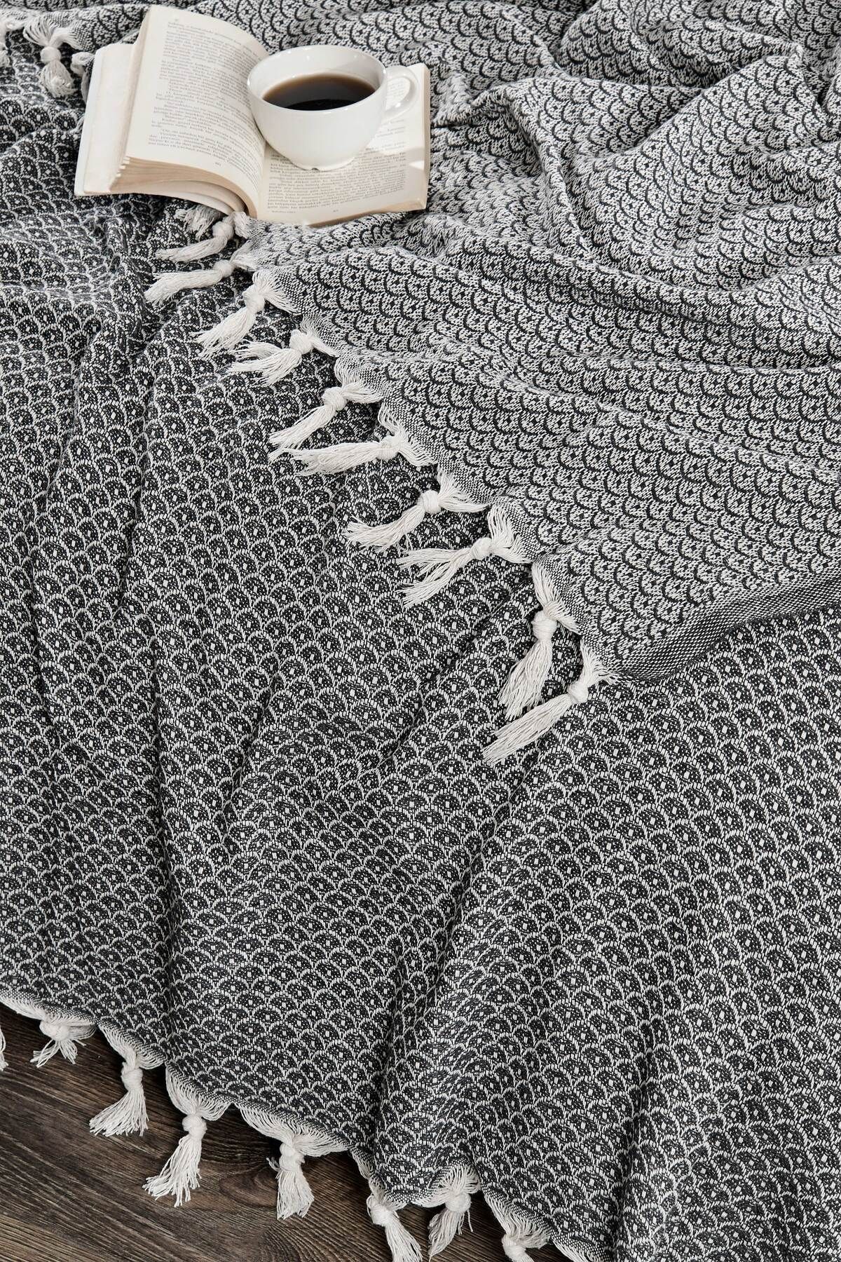 Denia Home Textile Sea Çift Kişilik Pike - Yatak Örtüsü 200x230cm