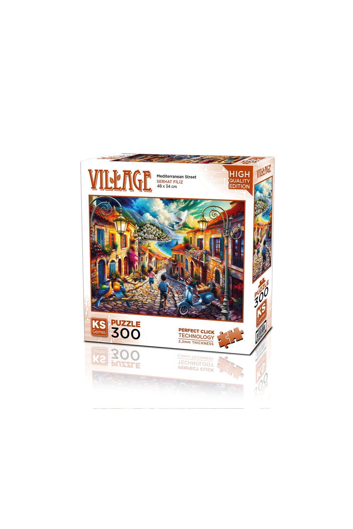 Ks Games Mediterranean Street Ks Games 300 Parça Puzzle
