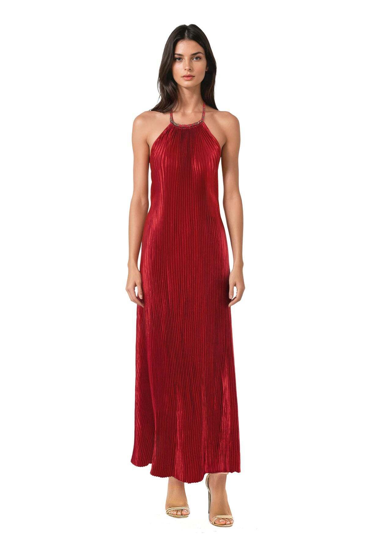 Movom JAGGER HALTER NECK DRESS