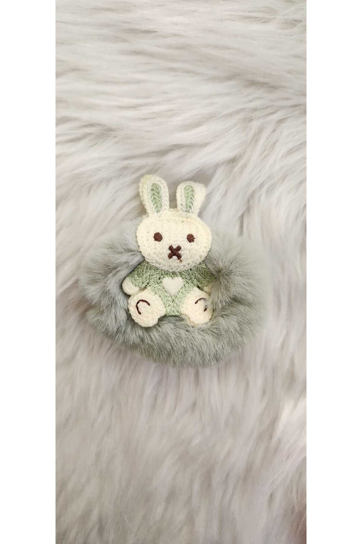 Atölye03 Ayıcıklı Peluş Lastik Toka