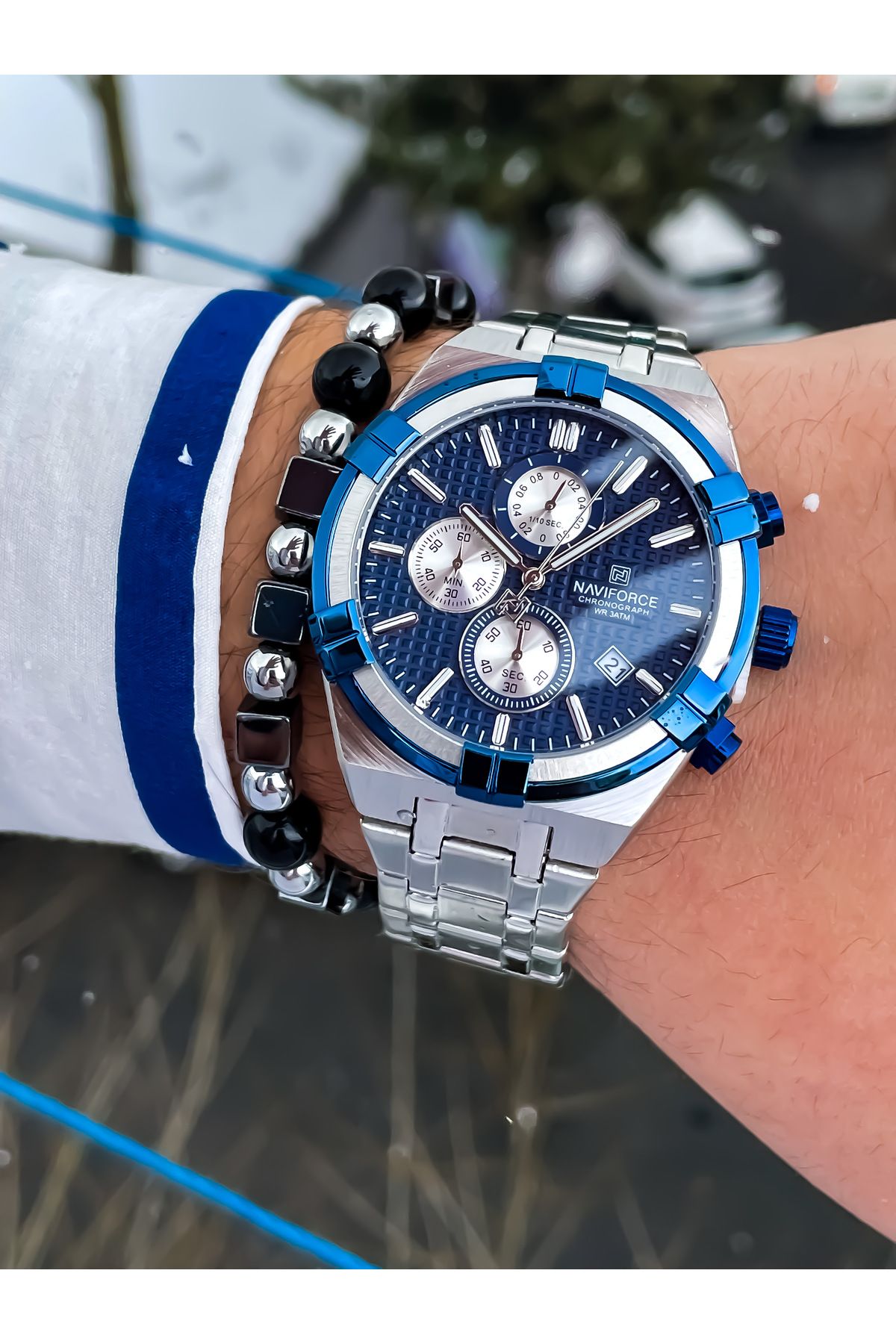 Naviforce YENİ SEZON ÇELİK KORDON ERKEK KOL SAATİ BİLEKLİK HEDİYELİ