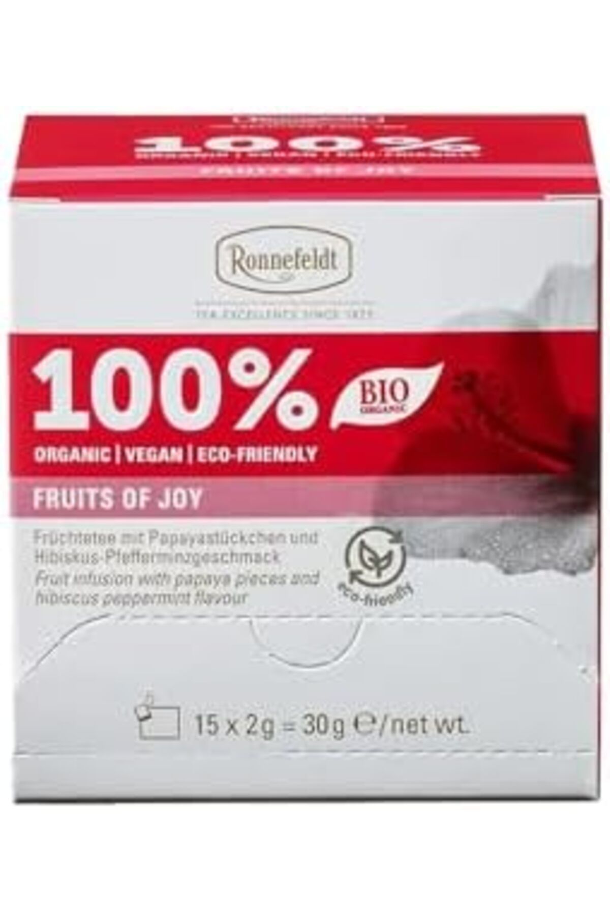 Ronnefeldt-Fruits of Joy 100% Bio, Case of 8 Boxes | Each Box Contains 15 Tea Bags 1