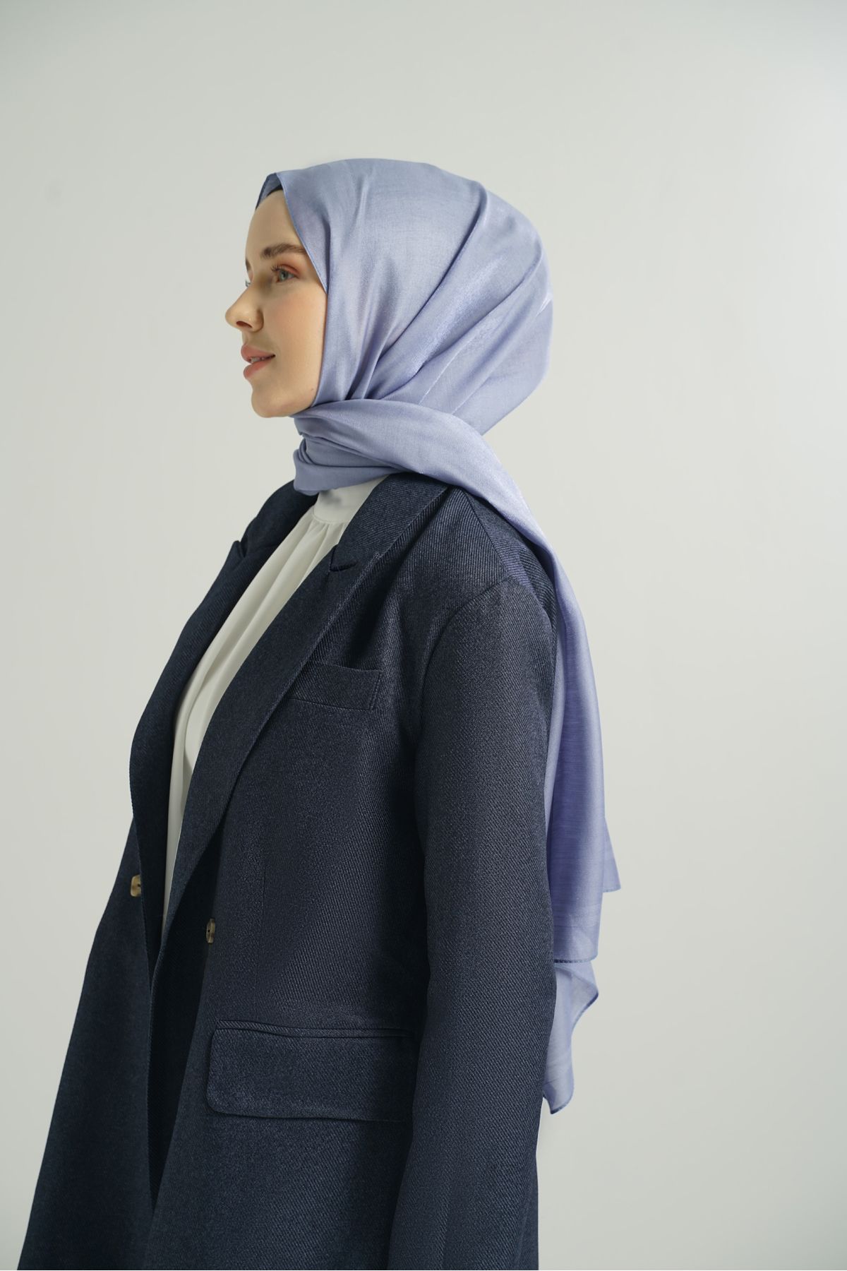ARMANDA PRENSES SERİSİ ÇERÇEVELİ DÜZ DESEN ŞAL