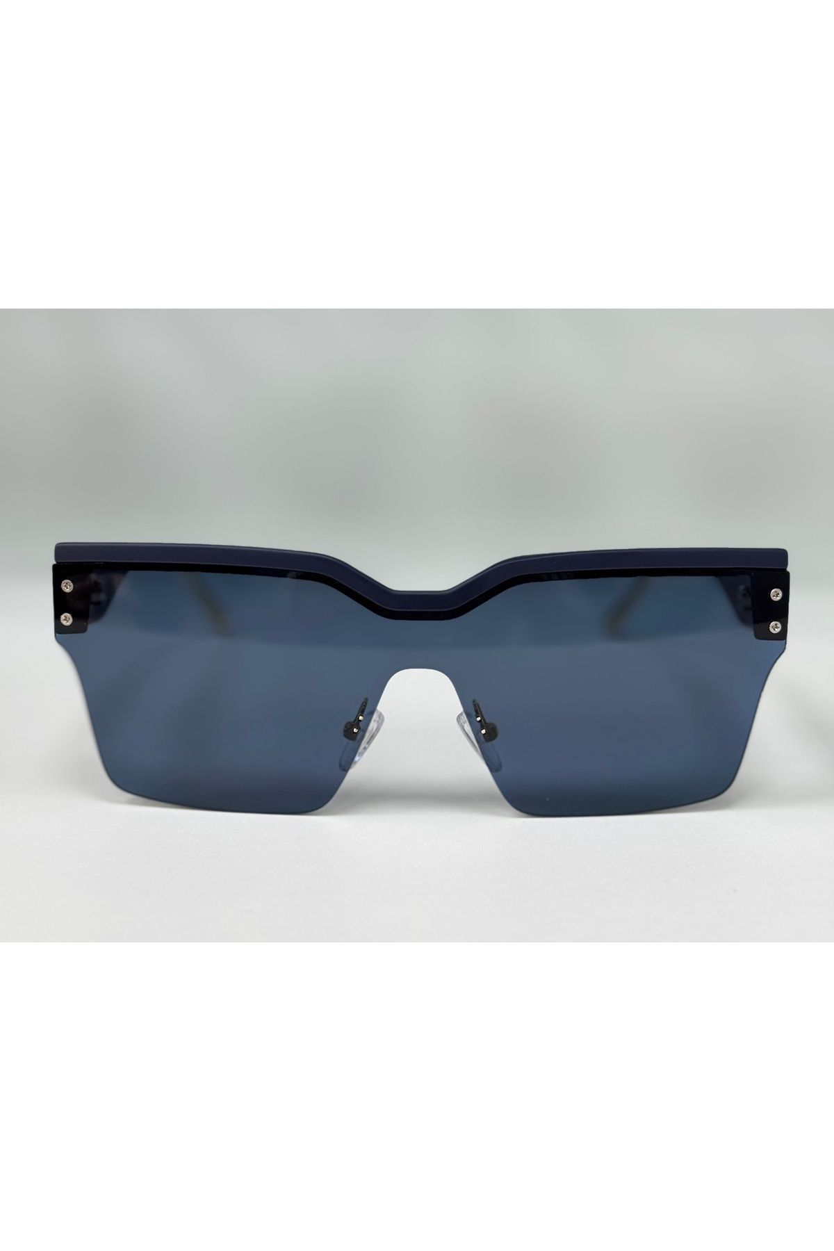 VLDORO Unisex Lacivert Tek Cam (Shield) Güneş Gözlüğü