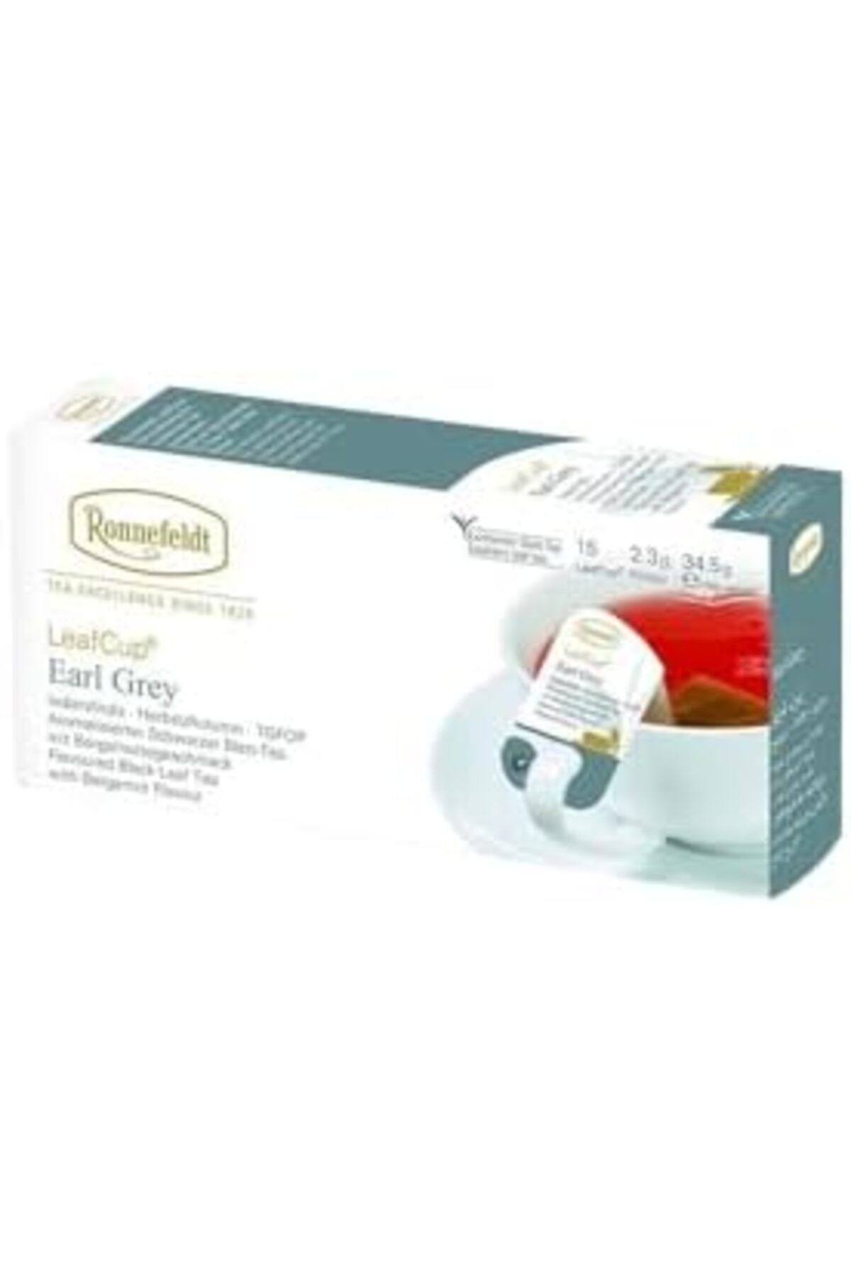 Ronnefeldt-Earl Grey LeafCup, Case of 6 Boxes | Each Box Contains 15 Tea Bags 1