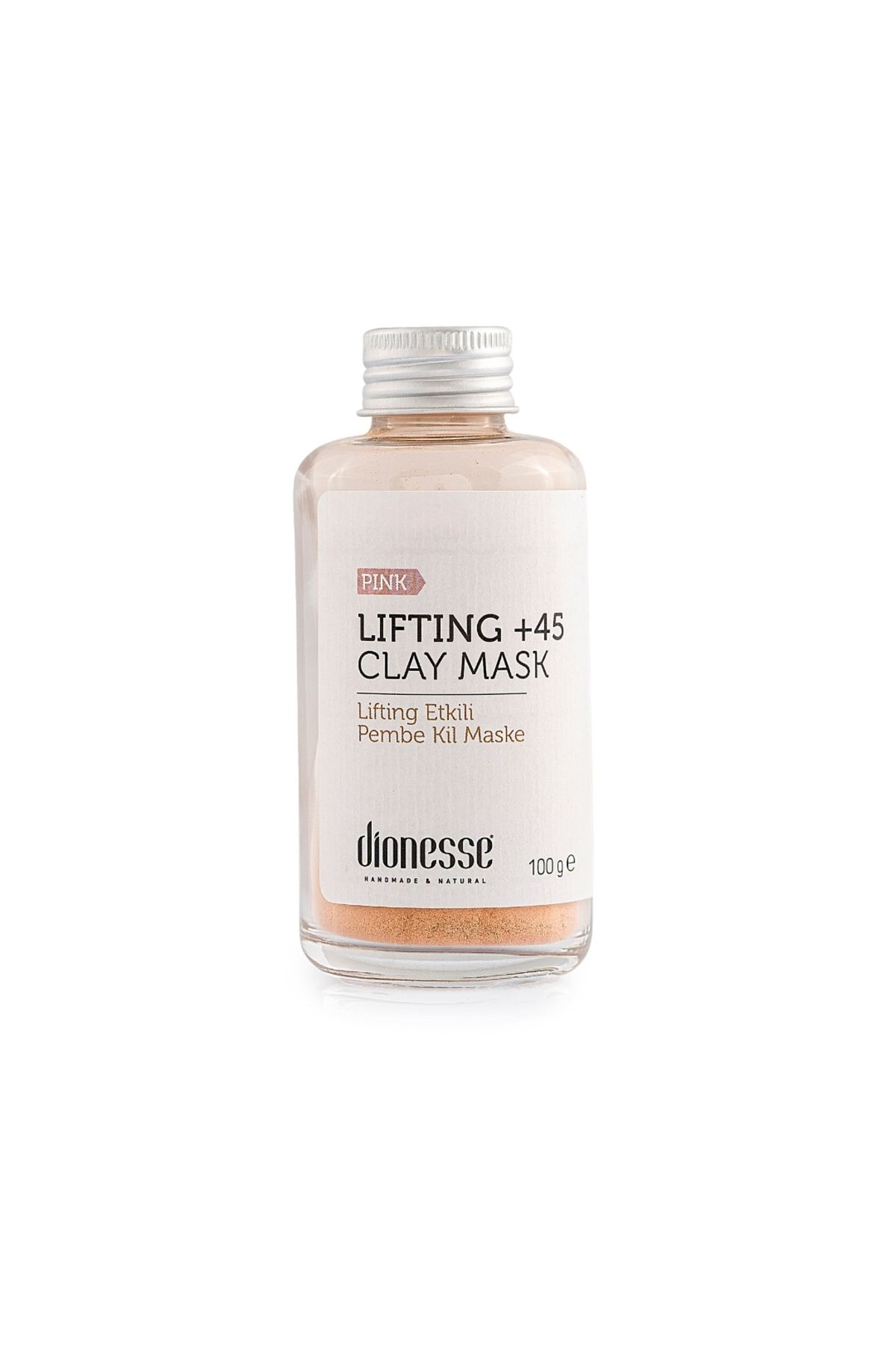 dionesse Lifting +45 Pembe Kil Maskesi 100 gr - Olgun Ciltler İçin Sıkılaştırıcı ve Arındırıcı Detoks Maske