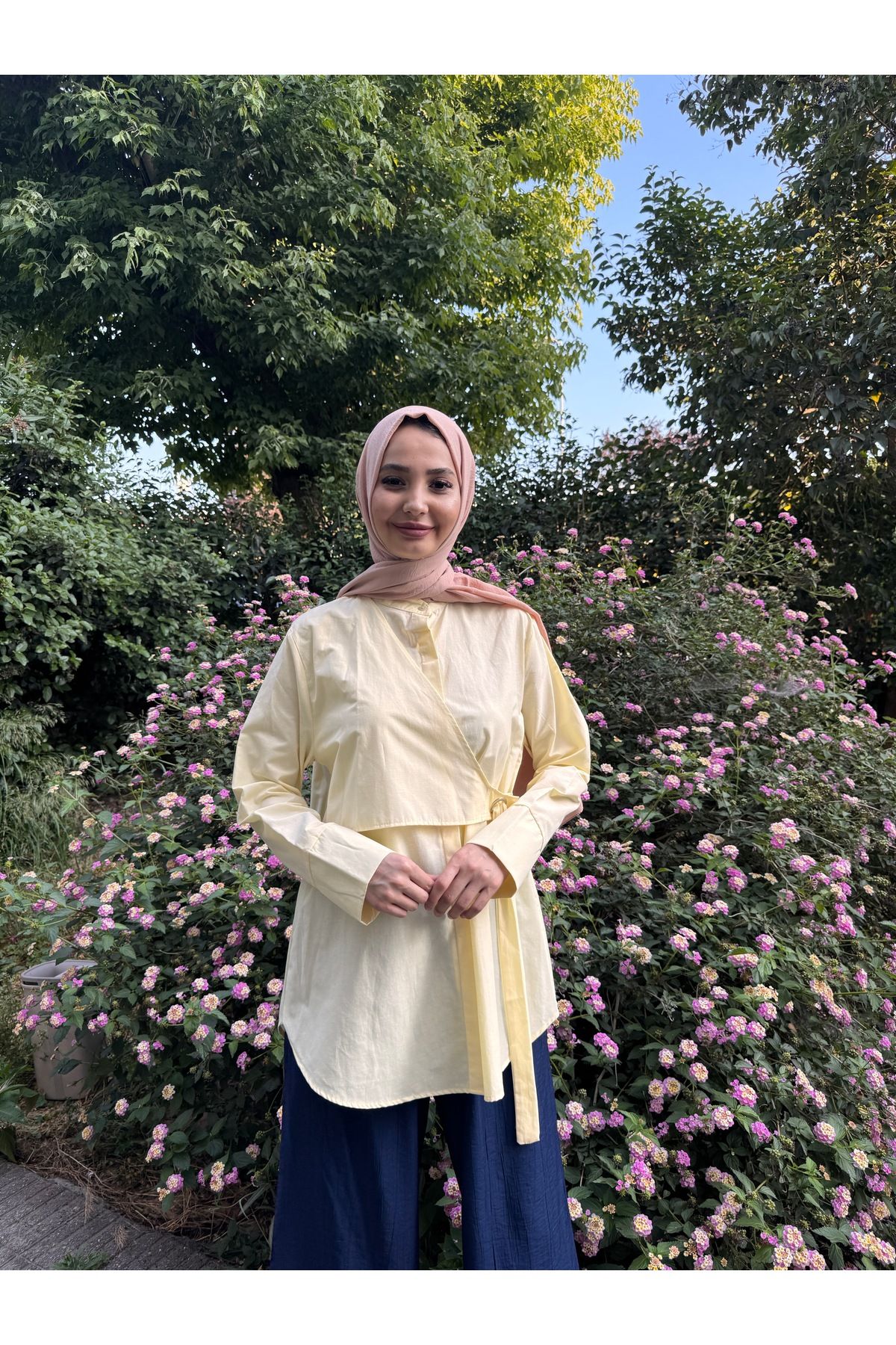 Swass Kemerli Parçalı Gömlek Siyah