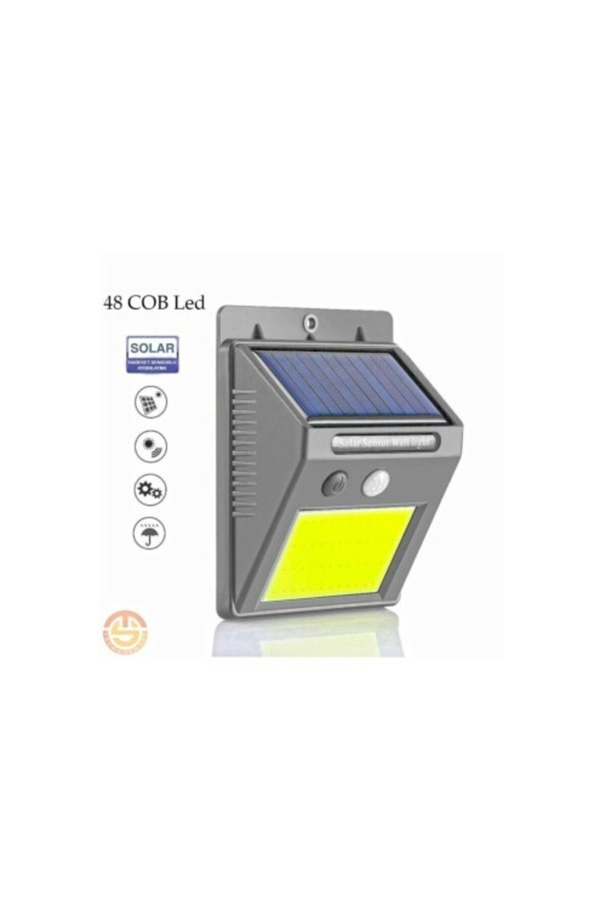 Modafiks Hareket Sensörlü Solar 48 Led Bahçe Lambası