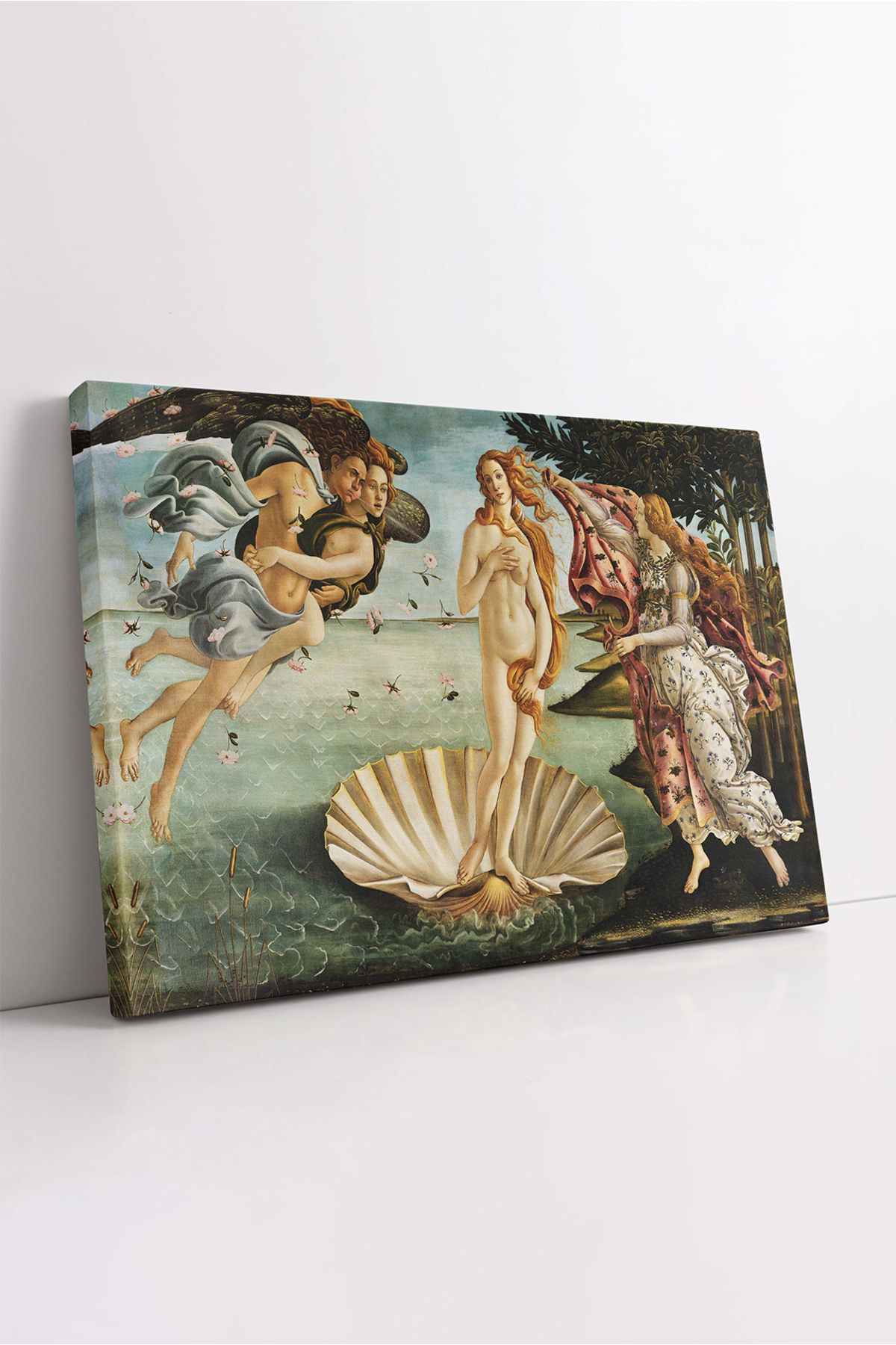 KOSS Dijital Sandro Botticelli Venüs'ün Doğuşu Kanvas Tablo, Klasik Eser Kanvas Baskı, Lüks Tablo, Dekor Tablo